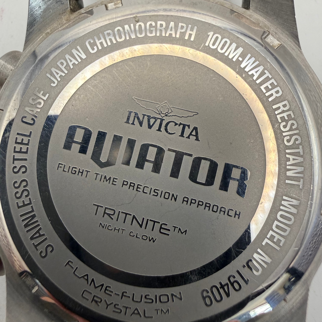 Invicta Aviator Trinite Chronograph Men’s Watch 19409 (Fully Tested and Working)- £60.00