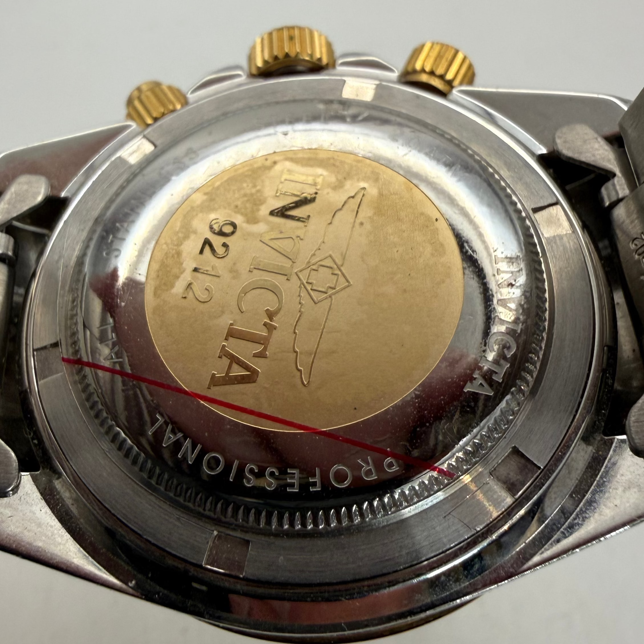Invicta Professional Speedway 9212 Two-Tone Chronograph Men’s Watch (Fully Tested and Working)- £60.00
