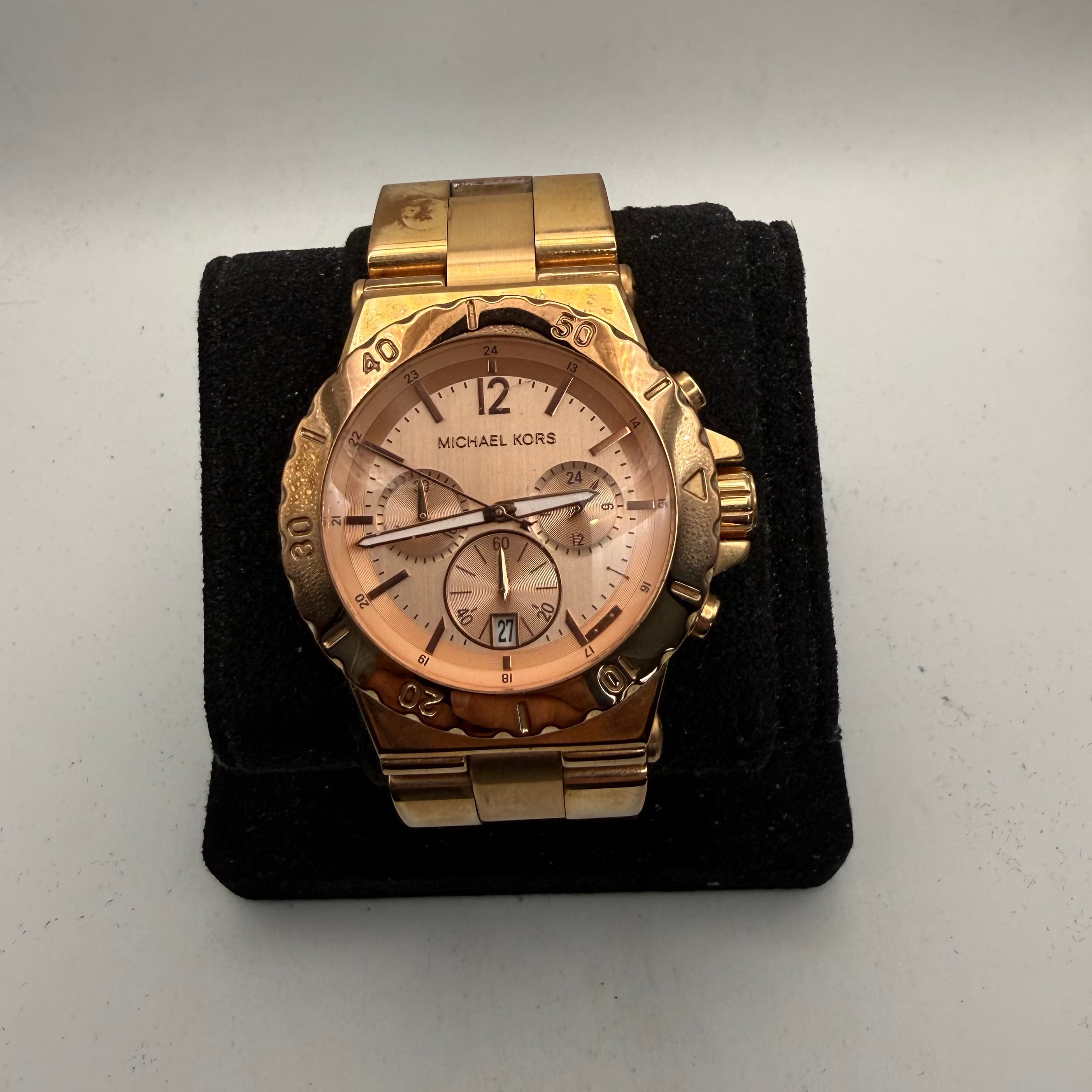 Michael Kors MK5314 Rose Gold Chronograph Ladies Watch (Fully Tested and Working)- £65.00