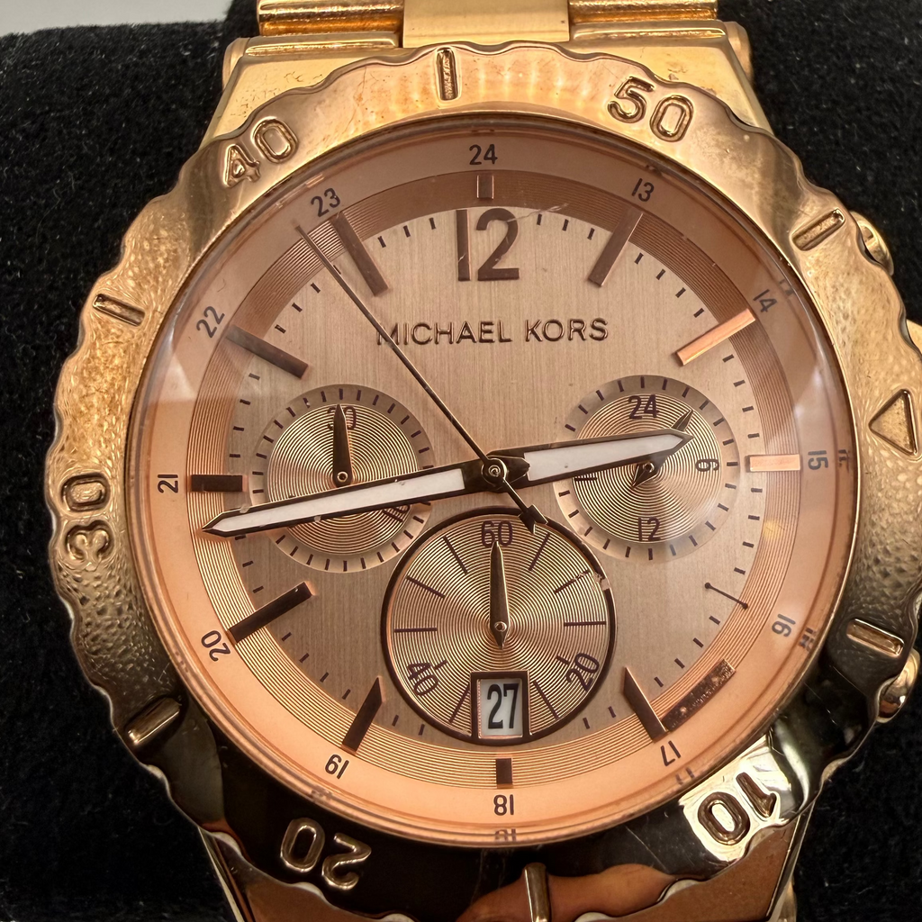 Michael Kors MK5314 Rose Gold Chronograph Ladies Watch (Fully Tested and Working)- £65.00