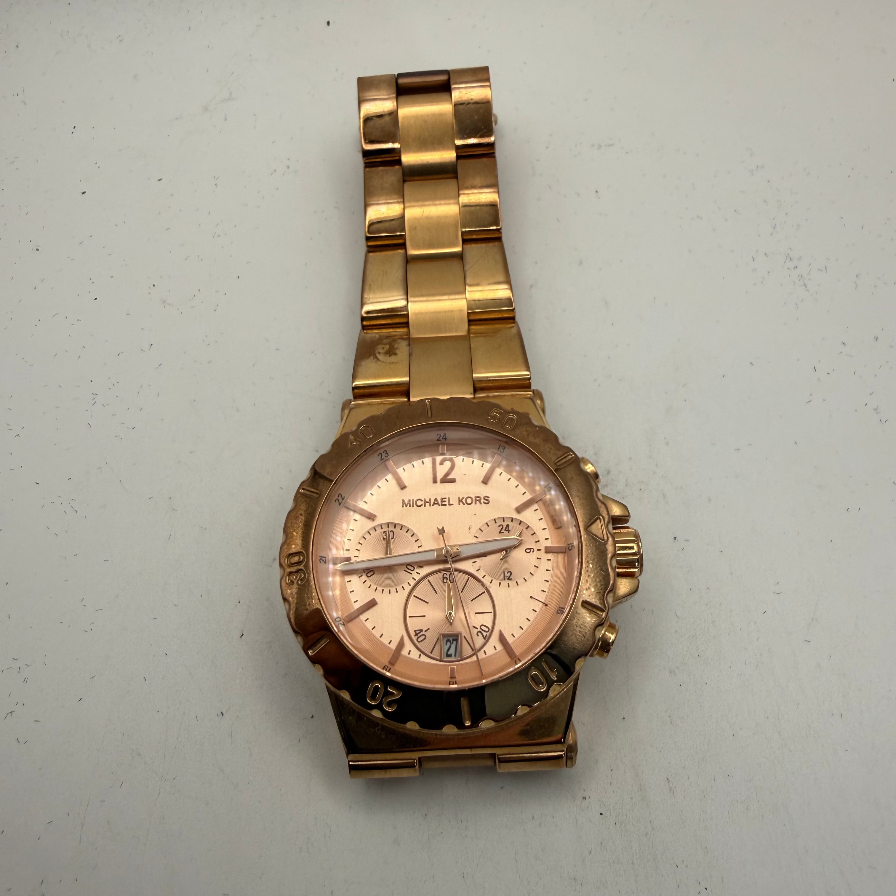 Michael Kors MK5314 Rose Gold Chronograph Ladies Watch (Fully Tested and Working)- £65.00