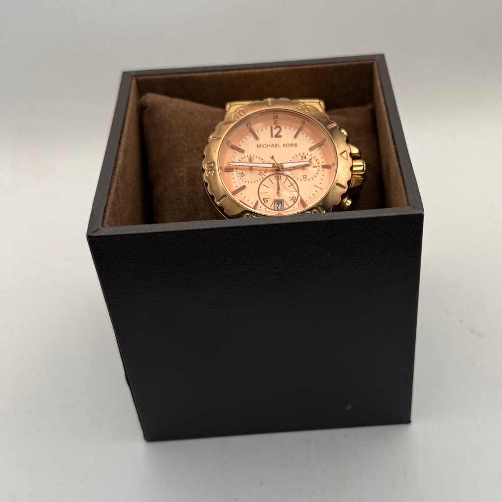 Michael Kors MK5314 Rose Gold Chronograph Ladies Watch (Fully Tested and Working)- £65.00
