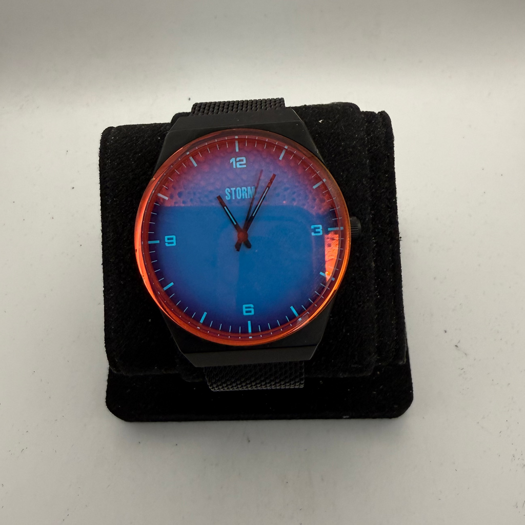 Storm Pinnacle Black Mesh Bracelet Quartz Watch (Fully Tested and Working)- £50.00