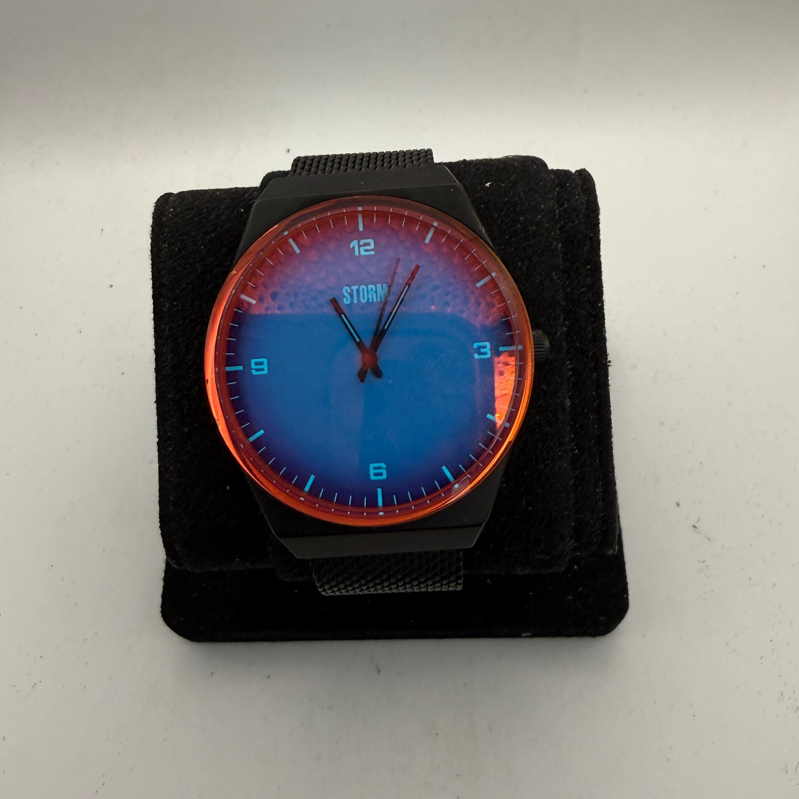 Storm Pinnacle Black Mesh Bracelet Quartz Watch (Fully Tested and Working)- £50.00