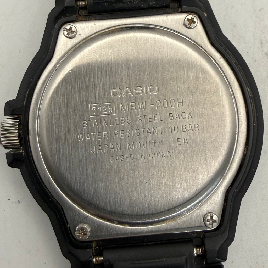 Casio MRW-200H Black Day/Date Quartz Men's Watch (Fully Tested and Working)- £25.00