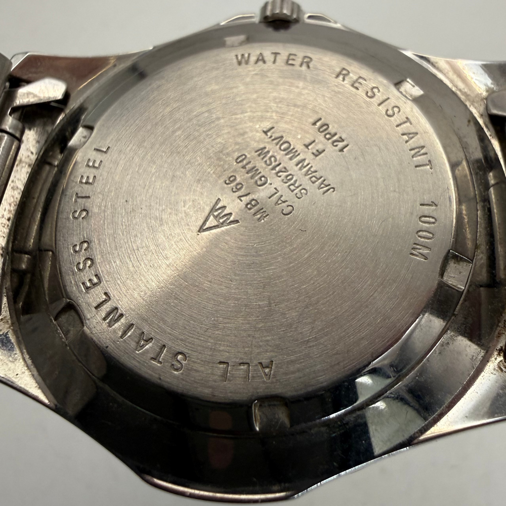 Accurist MB766 Blue Dial Stainless Steel Men's Quartz Watch (Fully Tested and Working)- £35.00