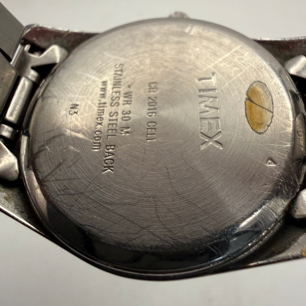 Timex Indiglo Blue Dial Date Stainless Steel Quartz Watch (Fully Tested and Working)- £25.00