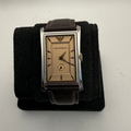 Emporio Armani AR-0152 Rectangular Small Seconds Leather Strap Watch (Fully Tested and Working)- £45.00