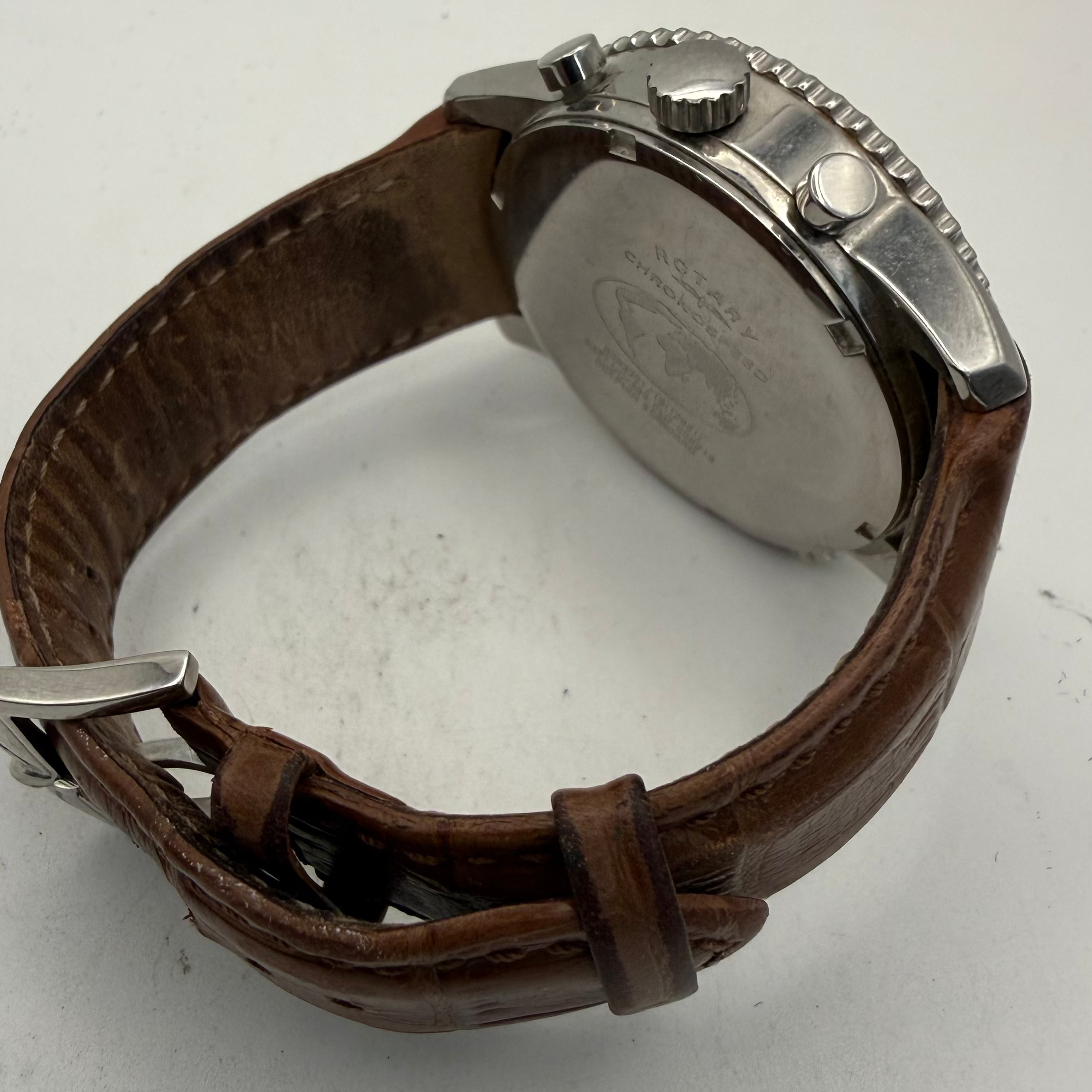 Rotary Chronospeed GS03351/19 Chronograph Leather Strap Watch (Fully Tested and Working)- £140.00