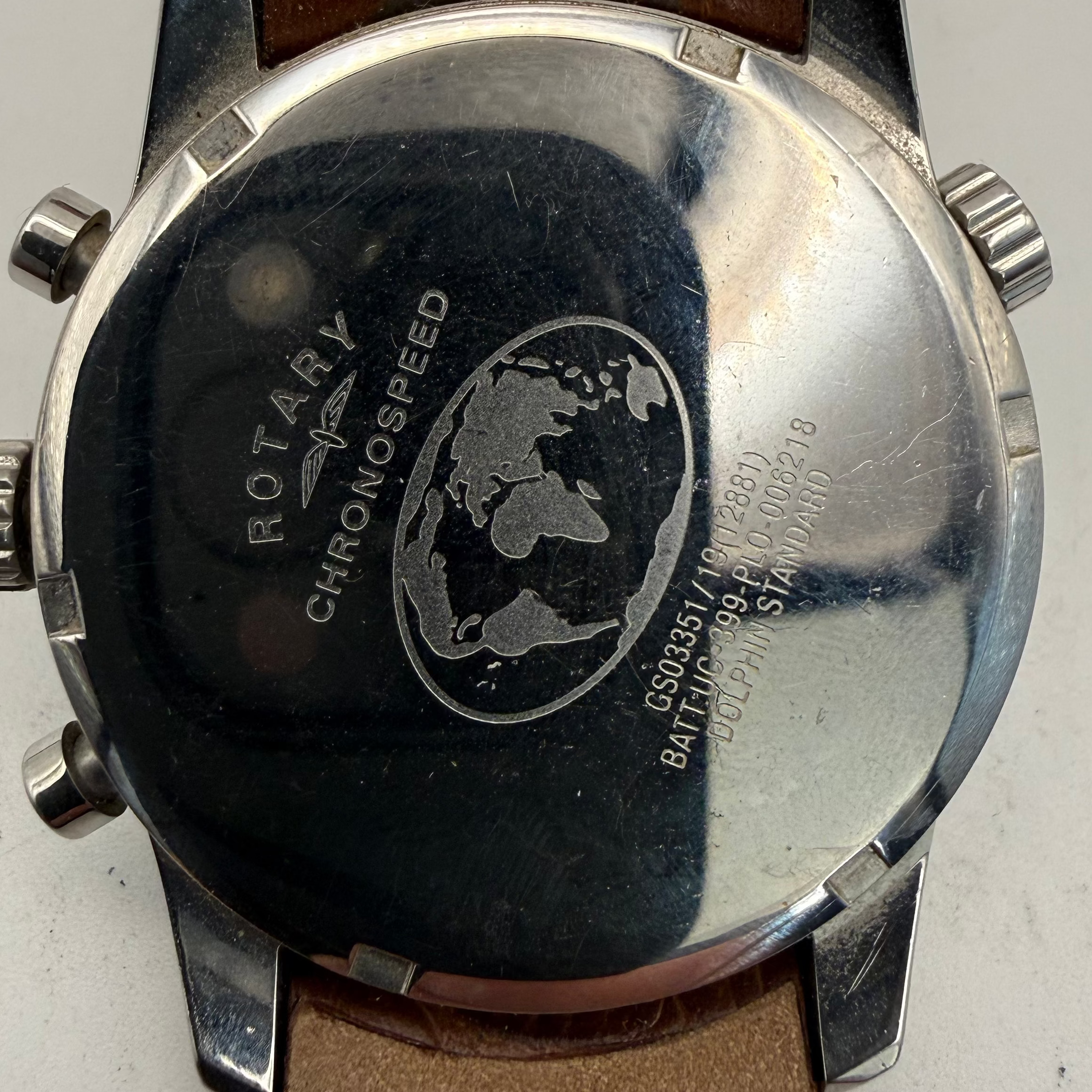 Rotary Chronospeed GS03351/19 Chronograph Leather Strap Watch (Fully Tested and Working)- £140.00