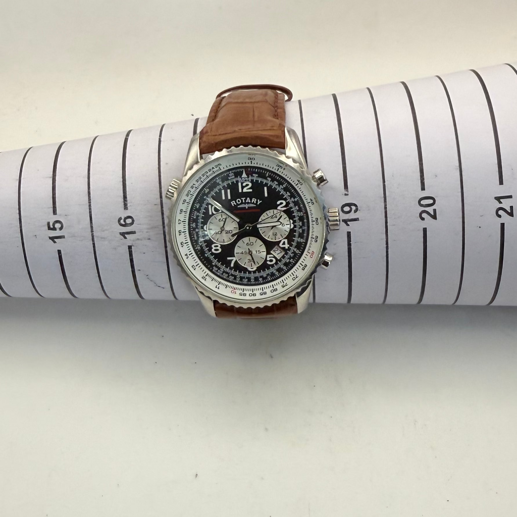 Rotary Chronospeed GS03351/19 Chronograph Leather Strap Watch (Fully Tested and Working)- £140.00