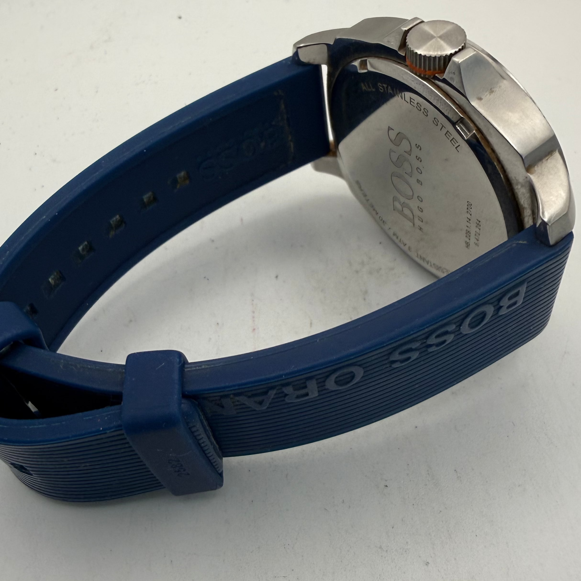 Hugo Boss Orange Multi-Function Blue Dial Silicone Strap Watch (Fully Tested and Working)- £15.00
