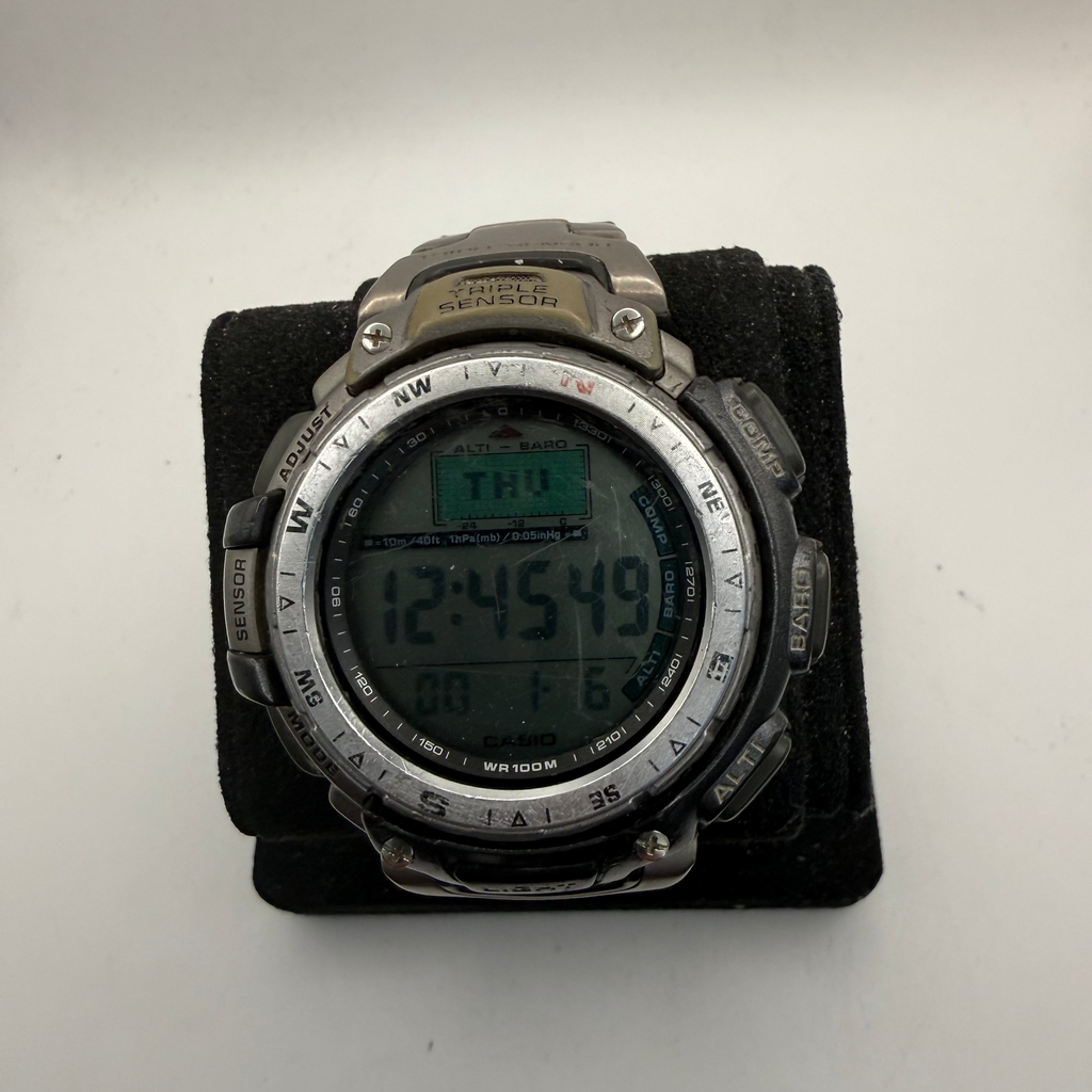 Casio Pro Trek PRG-40 Triple Sensor Digital Watch (Fully Tested and Working)- £85.00
