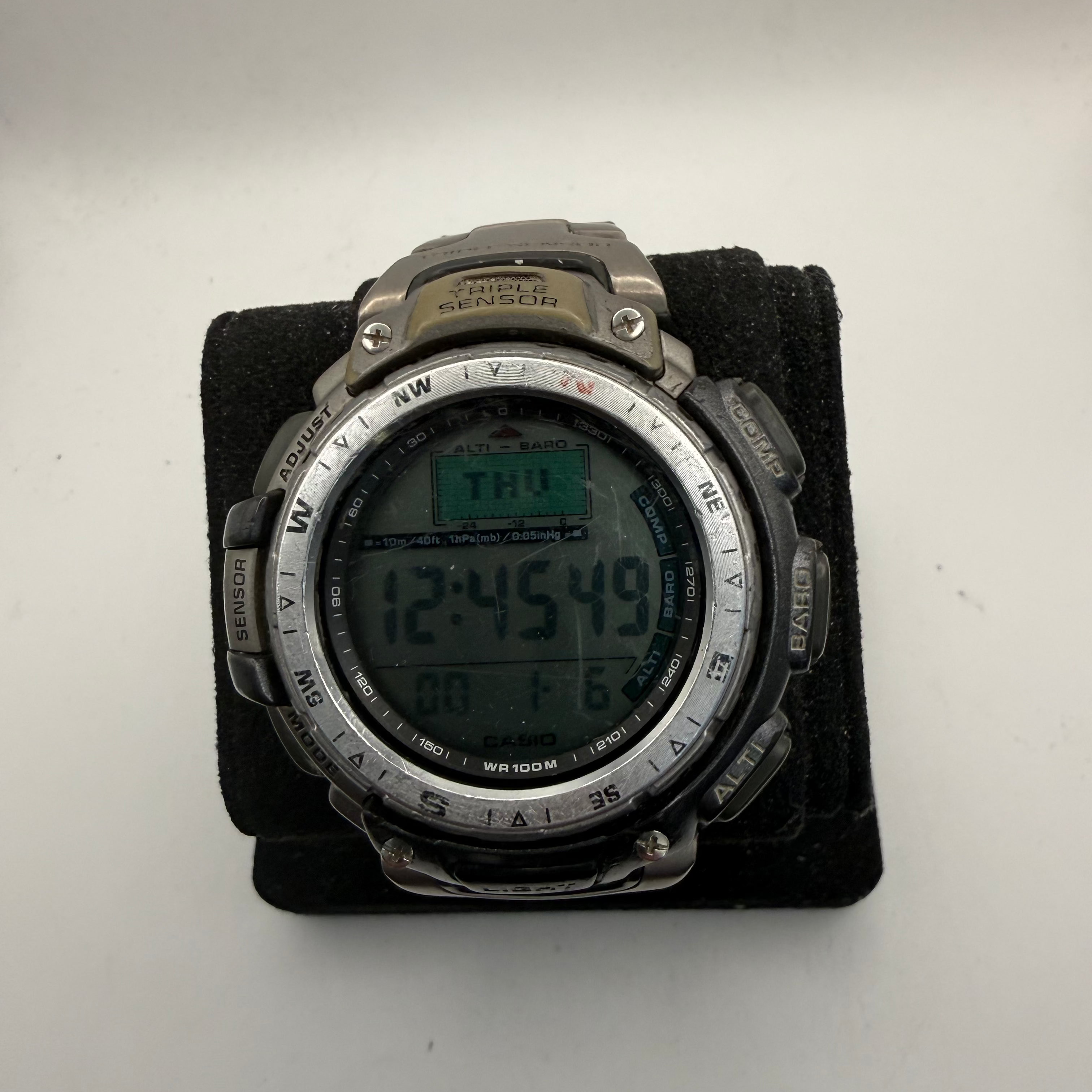 Casio Pro Trek PRG-40 Triple Sensor Digital Watch (Fully Tested and Working)- £85.00