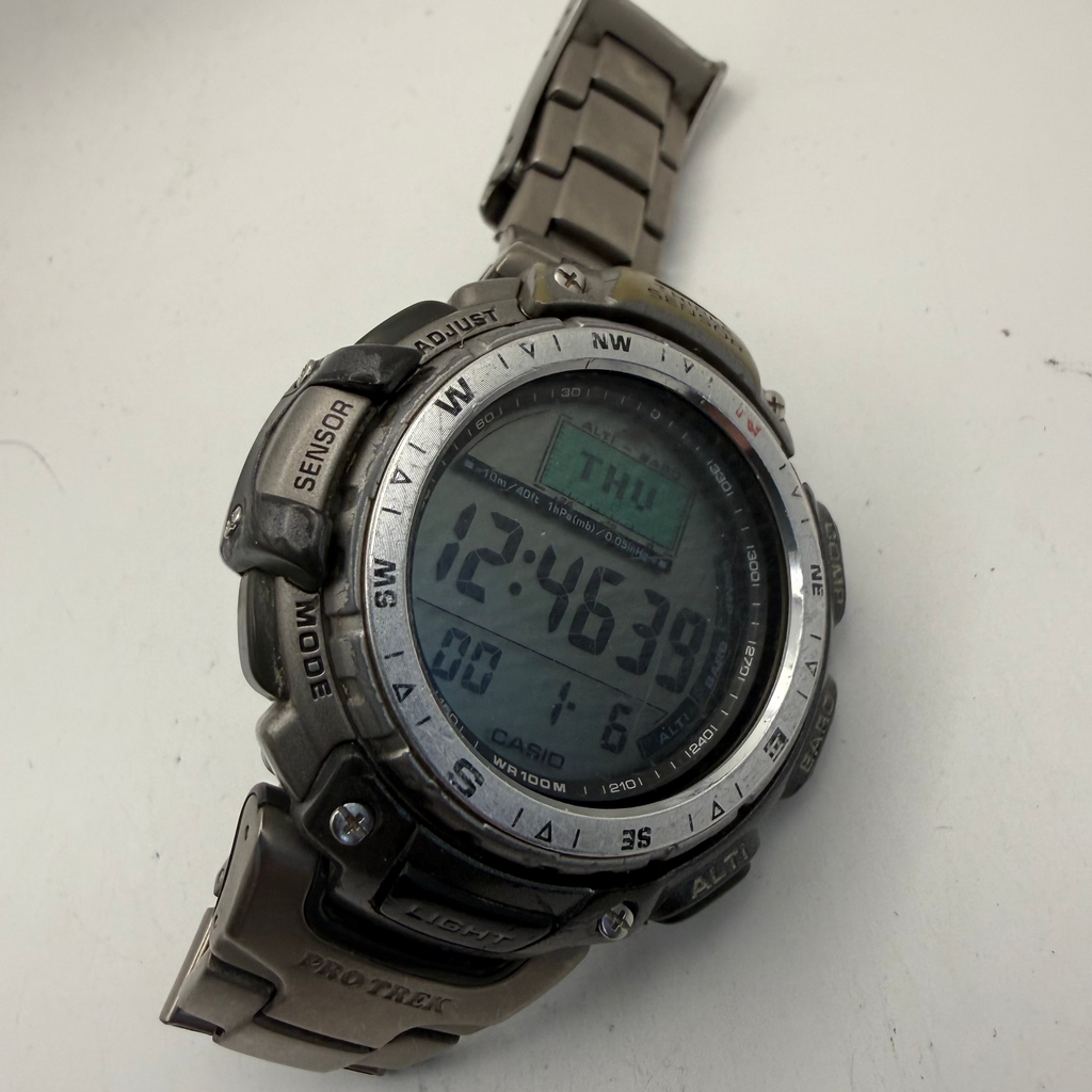 Casio Pro Trek PRG-40 Triple Sensor Digital Watch (Fully Tested and Working)- £85.00