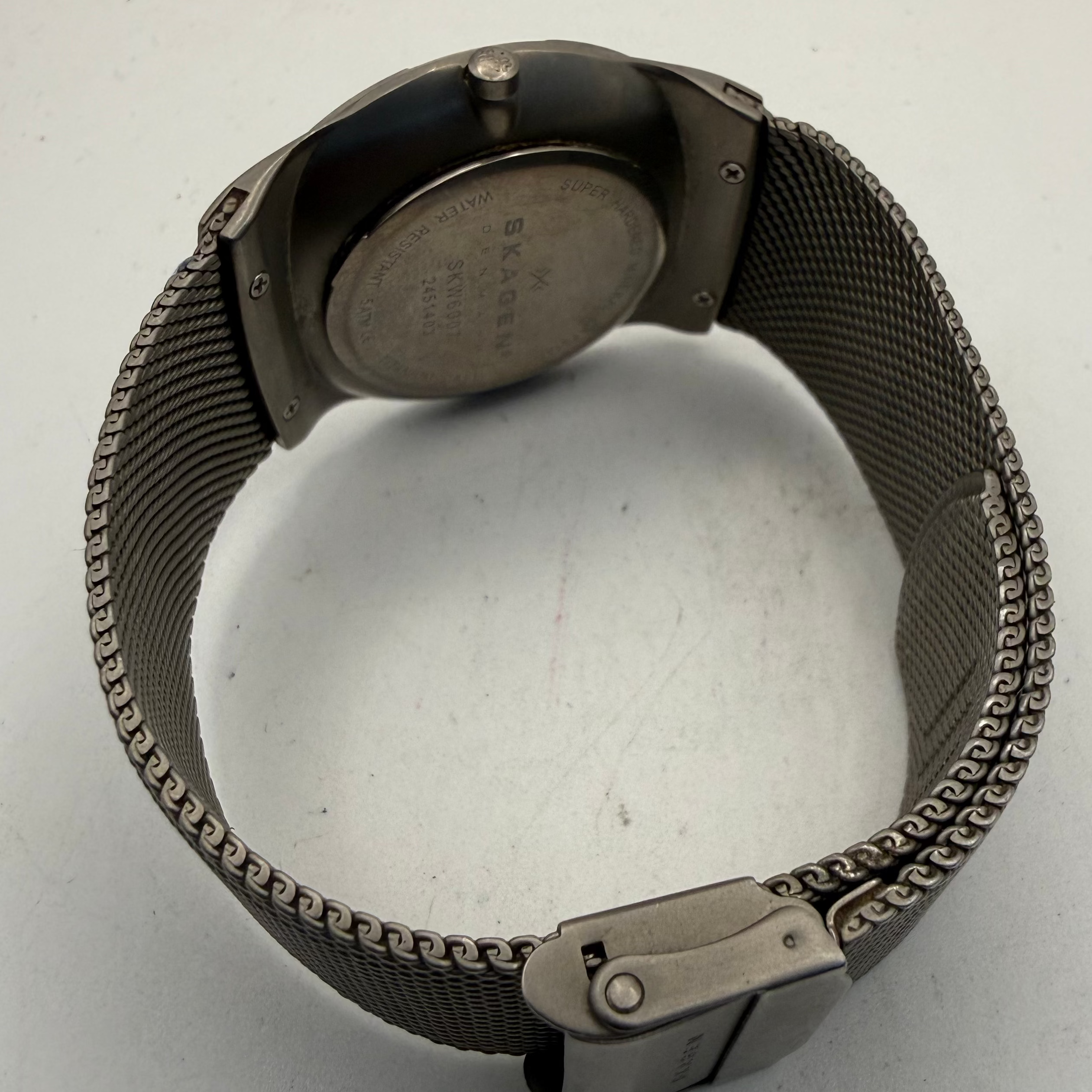 Skagen Denmark Titanium SKW6007 Mesh Bracelet Watch (Fully Tested and Working- £40.00
