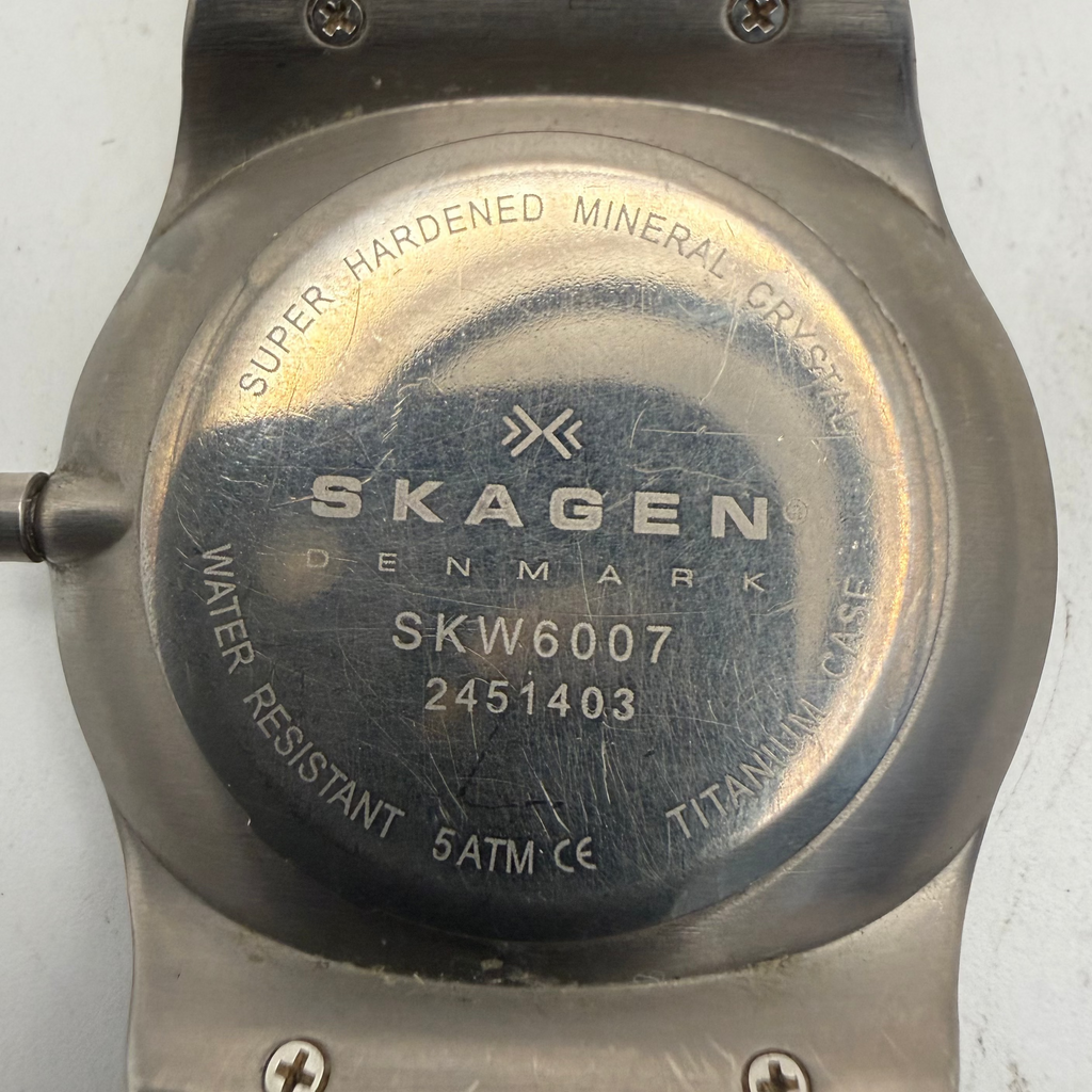 Skagen Denmark Titanium SKW6007 Mesh Bracelet Watch (Fully Tested and Working- £40.00