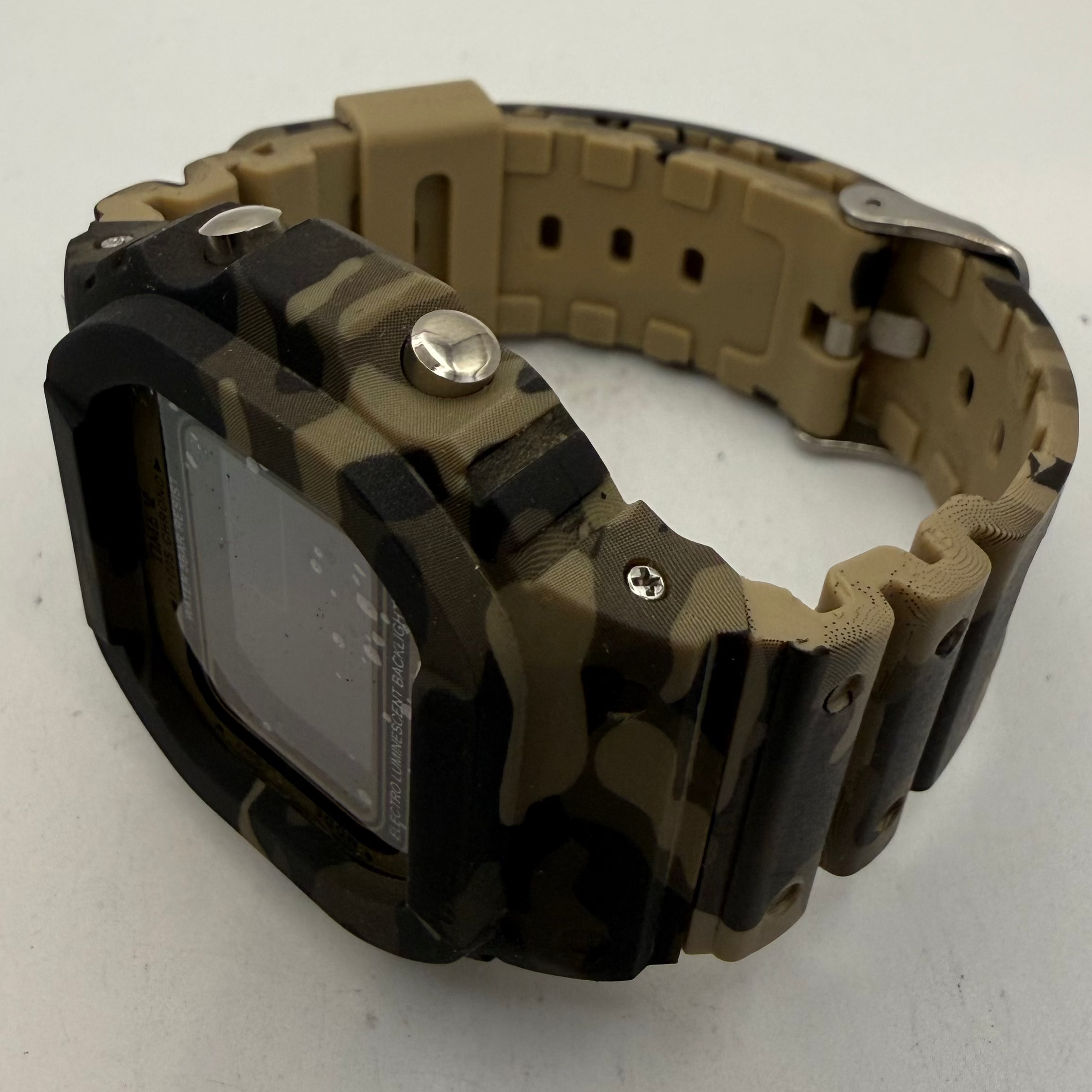 Genoa Time V2 Digital Camouflage Shock Resistant Watch 51mm with Presentation Tin (Fully Tested and Working)- £12.00