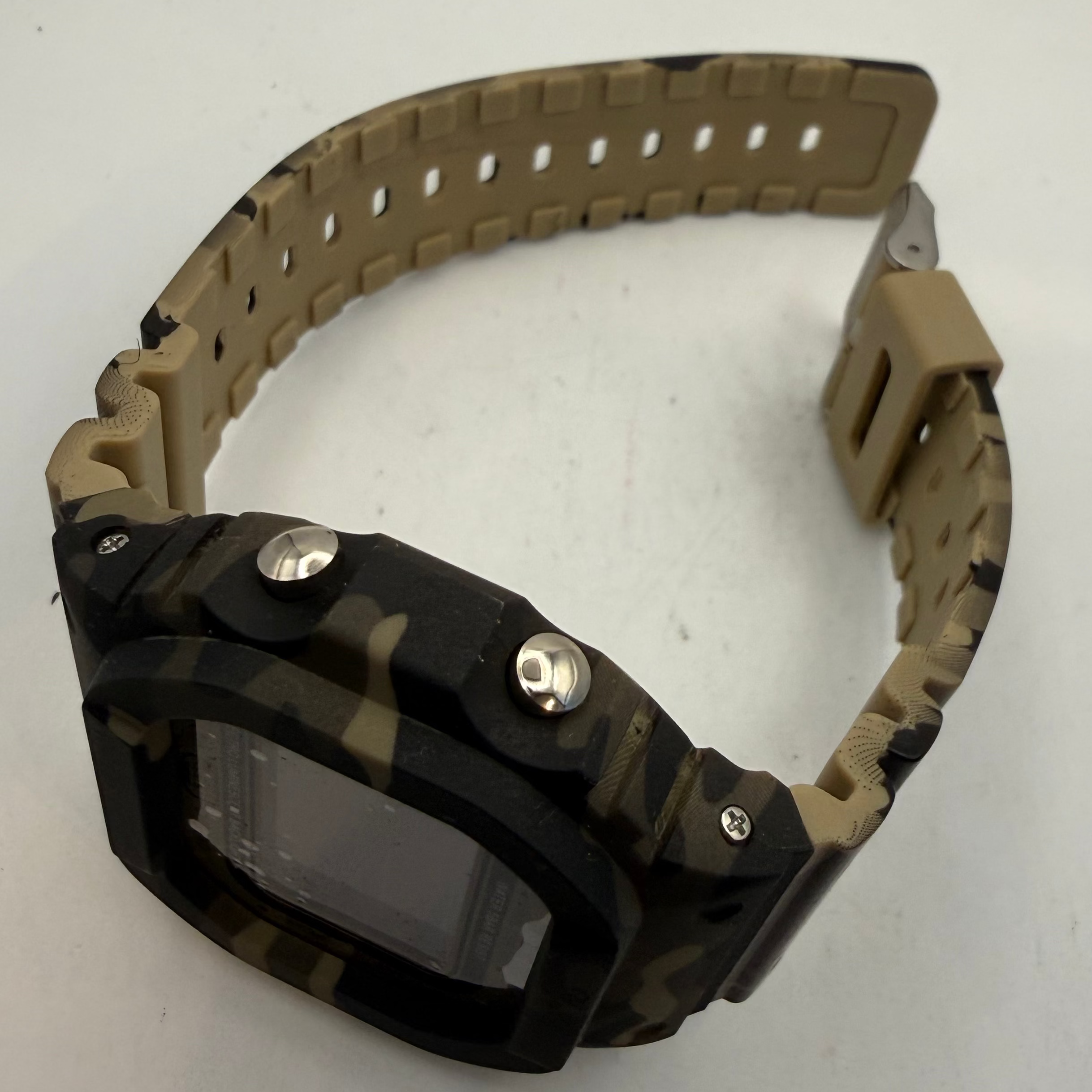 Genoa Time V2 Digital Camouflage Shock Resistant Watch 51mm with Presentation Tin (Fully Tested and Working)- £12.00