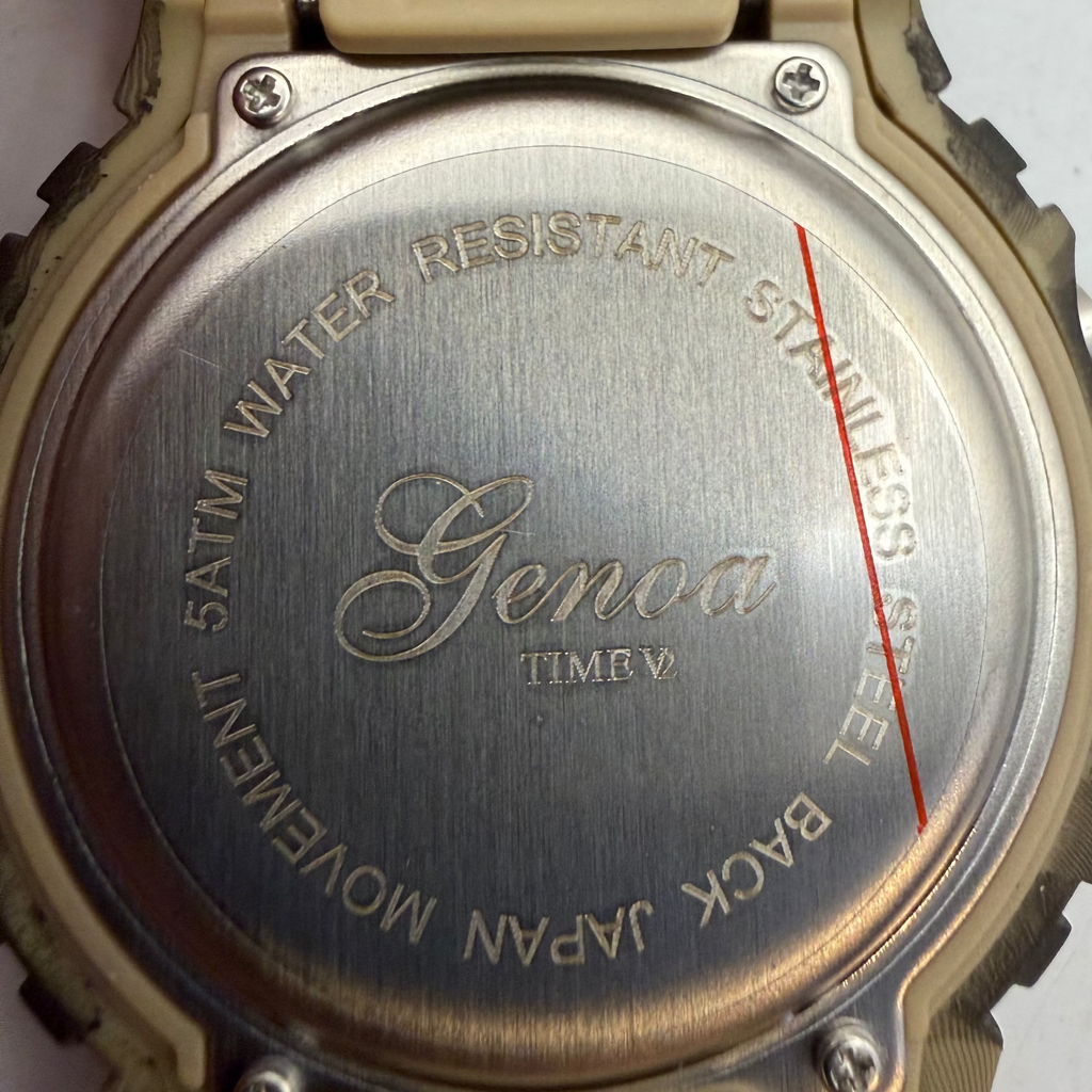 Genoa Time V2 Digital Camouflage Shock Resistant Watch 51mm with Presentation Tin (Fully Tested and Working)- £12.00