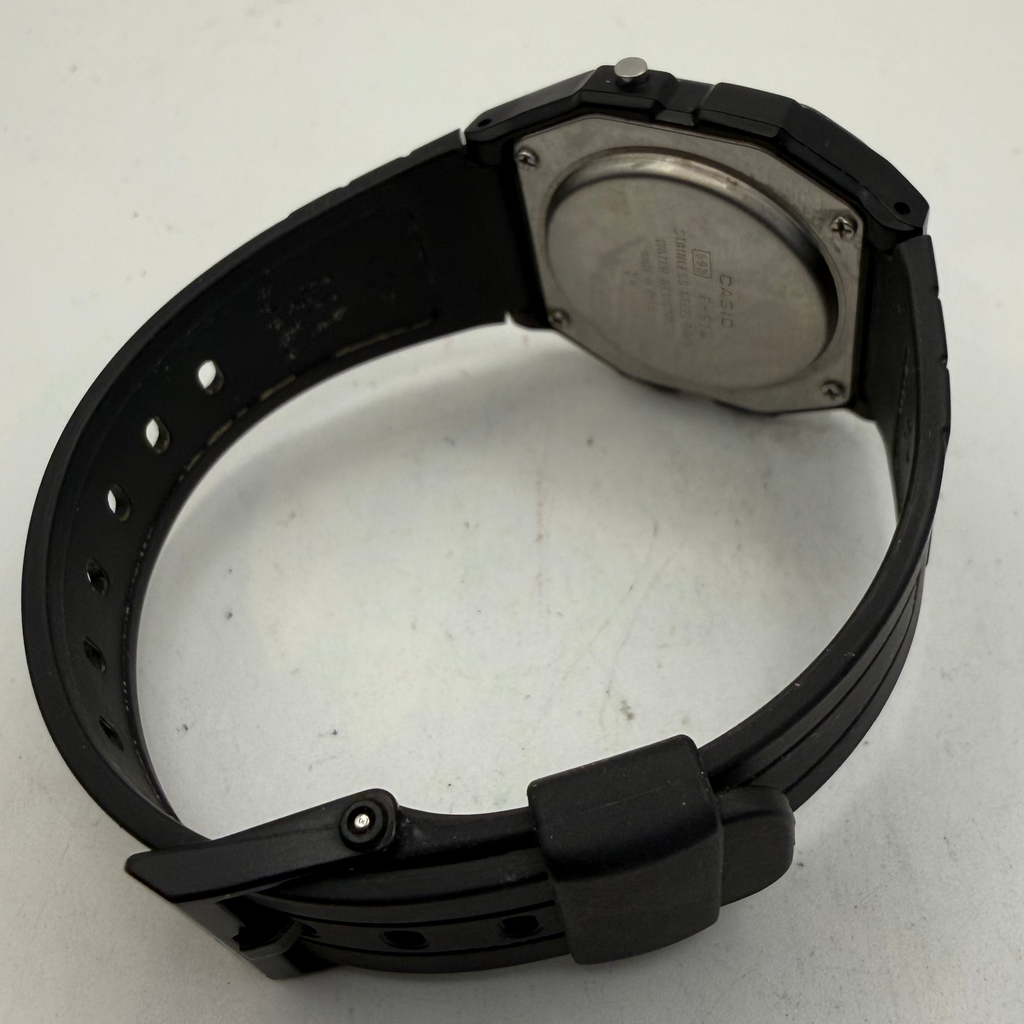 Casio F-91W Digital Alarm Chronograph Watch Black Resin Strap (Fully Tested and Working)- £12.00