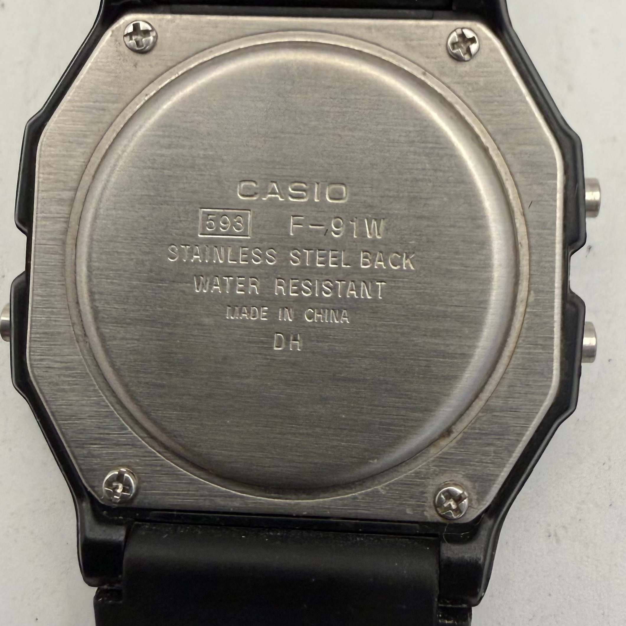 Casio F-91W Digital Alarm Chronograph Watch Black Resin Strap (Fully Tested and Working)- £12.00