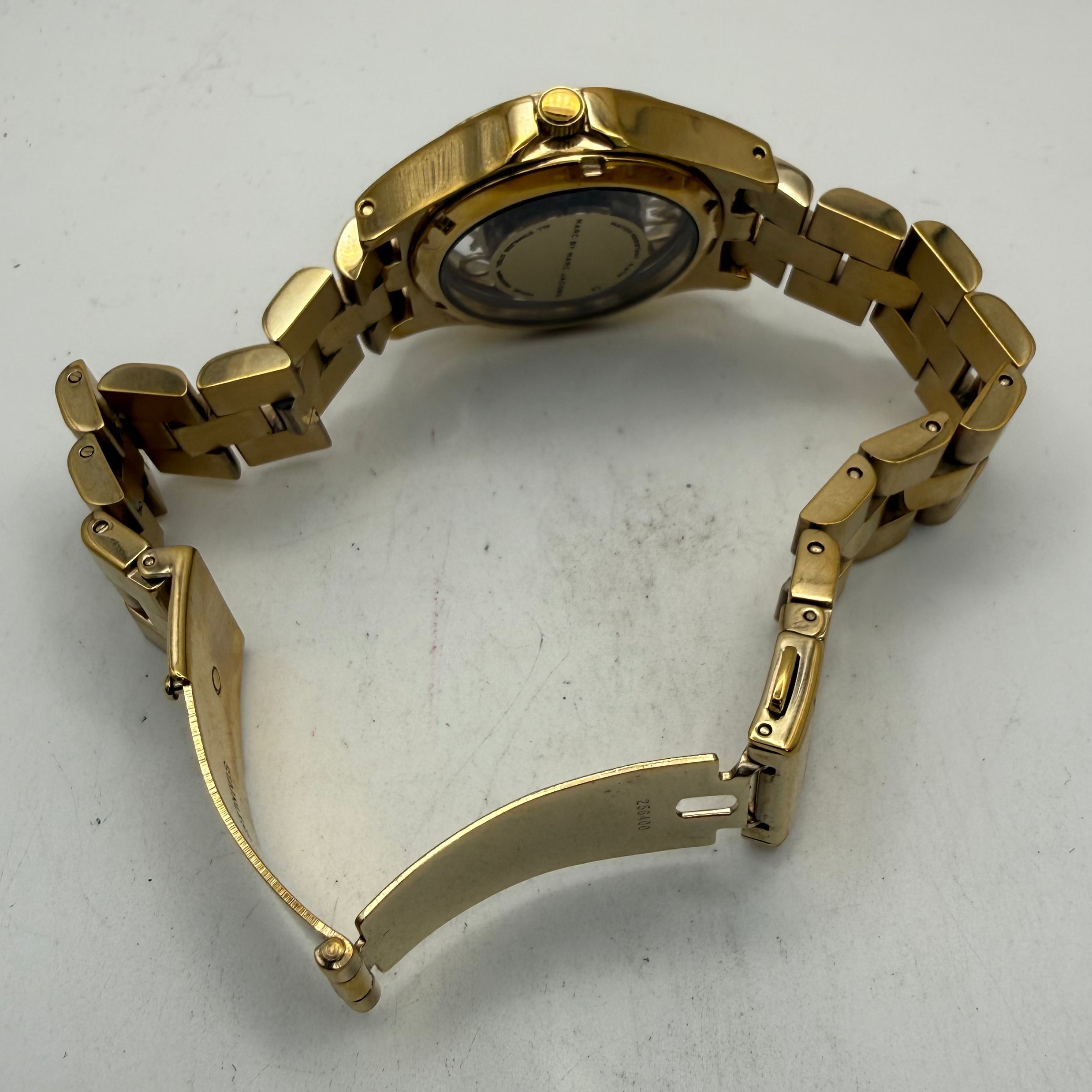 Marc by Marc Jacobs Gold Tone Ladies Watch MBM3292 36mm New Battery (Fully Tested and Working)- £