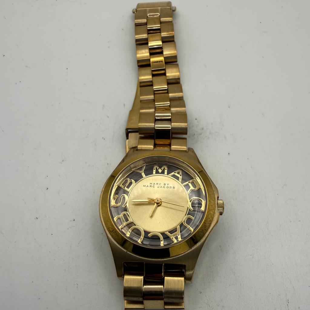 Marc by Marc Jacobs Gold Tone Ladies Watch MBM3292 36mm New Battery (Fully Tested and Working)- £