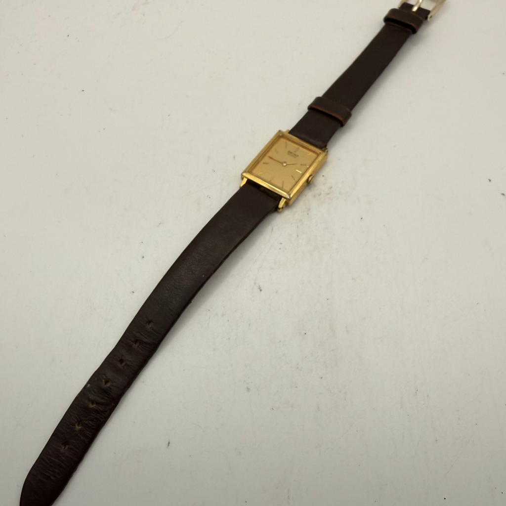 Vintage Seiko Quartz Ladies Gold Tone Rectangular Watch 7320-5560 (Fully Tested and Working)- £25.00