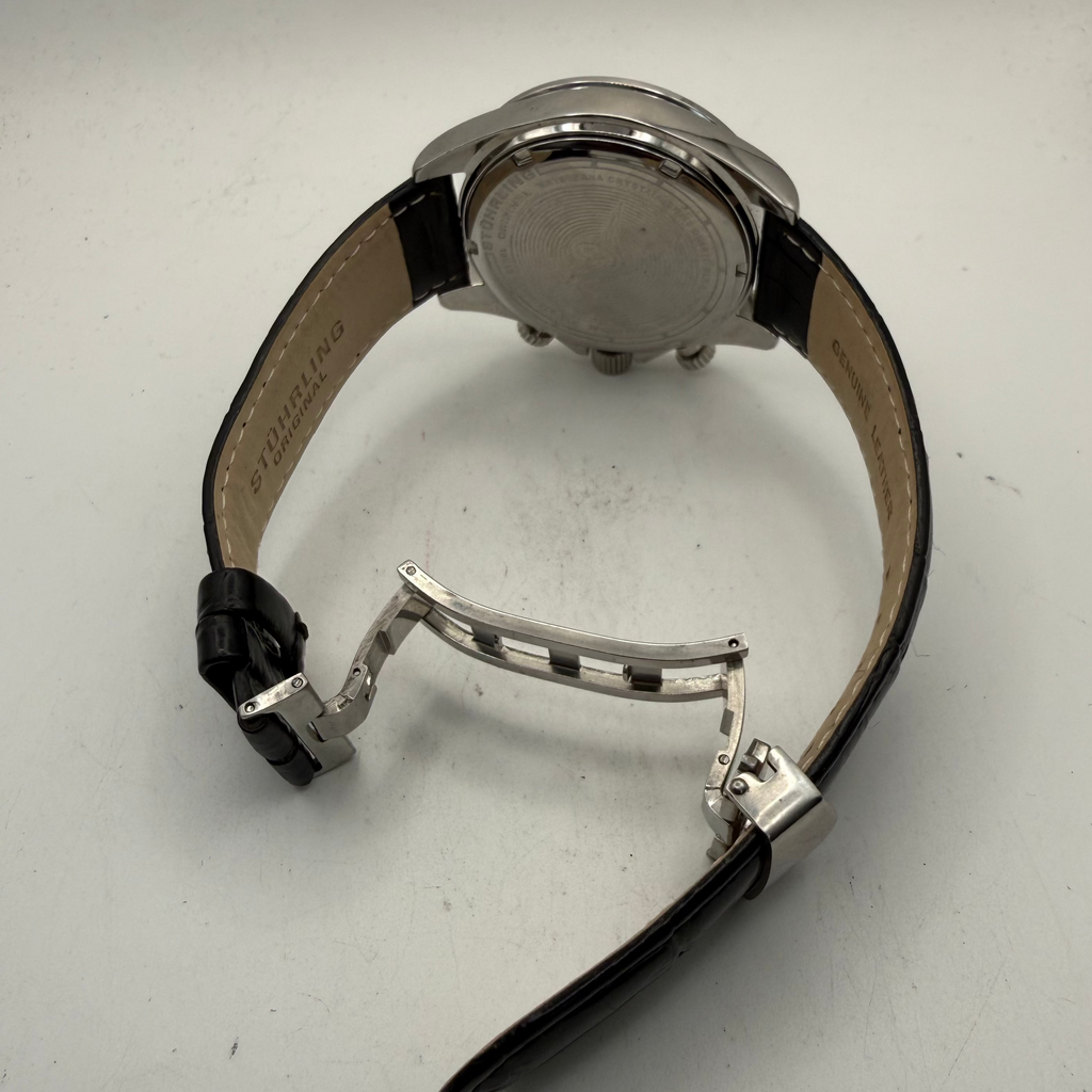 Stuhrling Original Men's Multifunction Tachymeter Quartz Watch (Fully Tested and Working)- £50.00