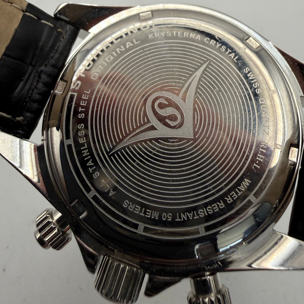 Stuhrling Original Men's Multifunction Tachymeter Quartz Watch (Fully Tested and Working)- £50.00