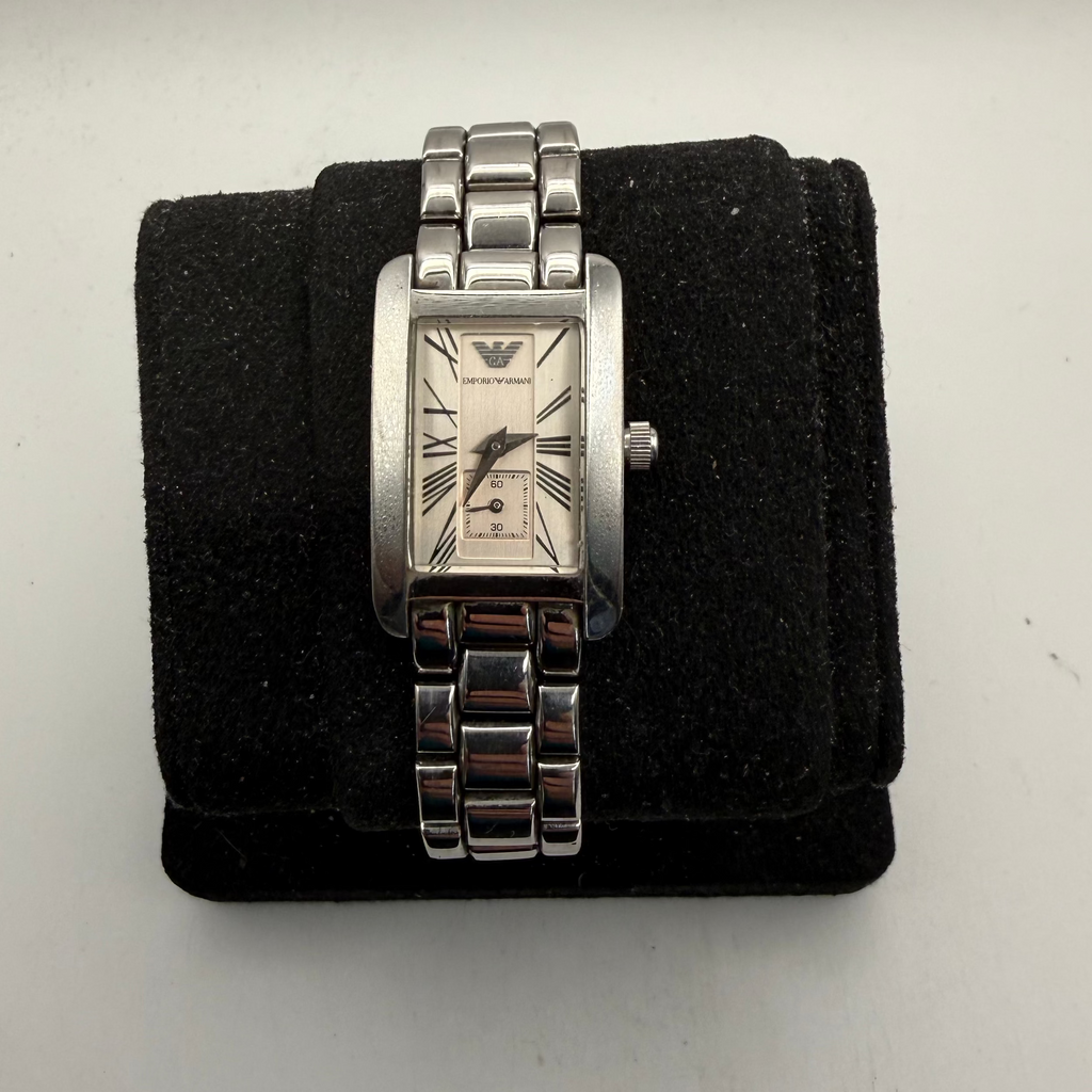 Emporio Armani AR-0172 Ladies Stainless Steel Quartz Watch (Fully Tested and Working- £25.00