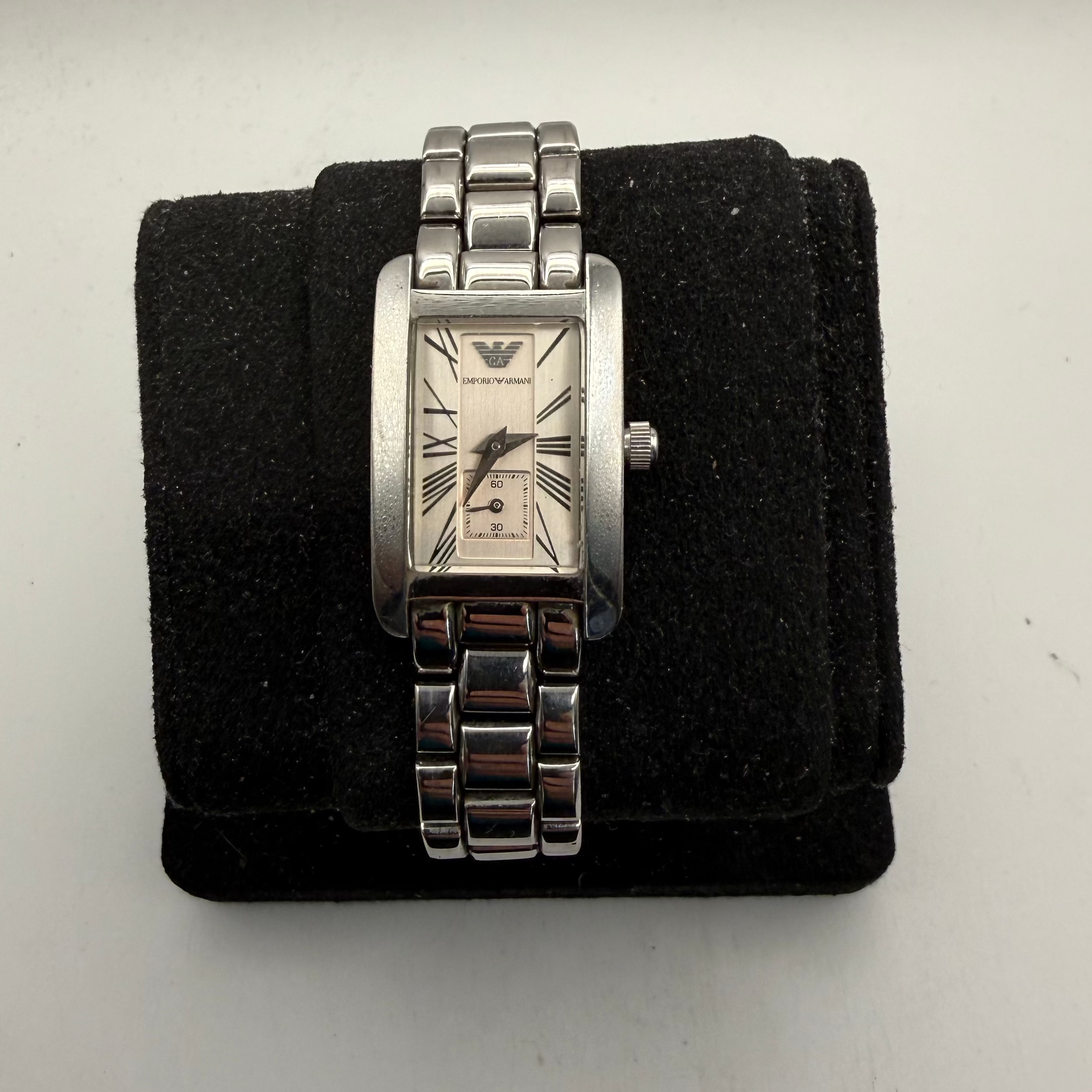 Emporio Armani AR-0172 Ladies Stainless Steel Quartz Watch (Fully Tested and Working- £25.00