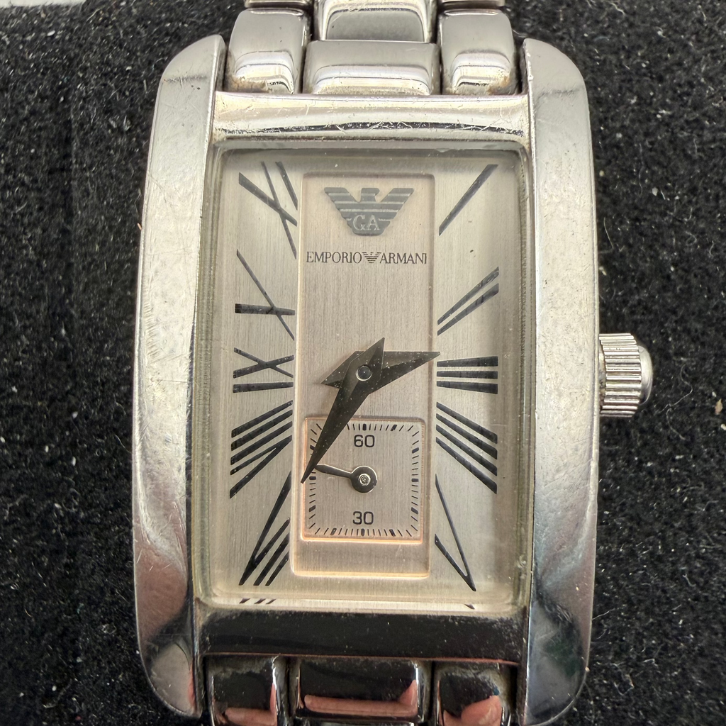 Emporio Armani AR-0172 Ladies Stainless Steel Quartz Watch (Fully Tested and Working- £25.00