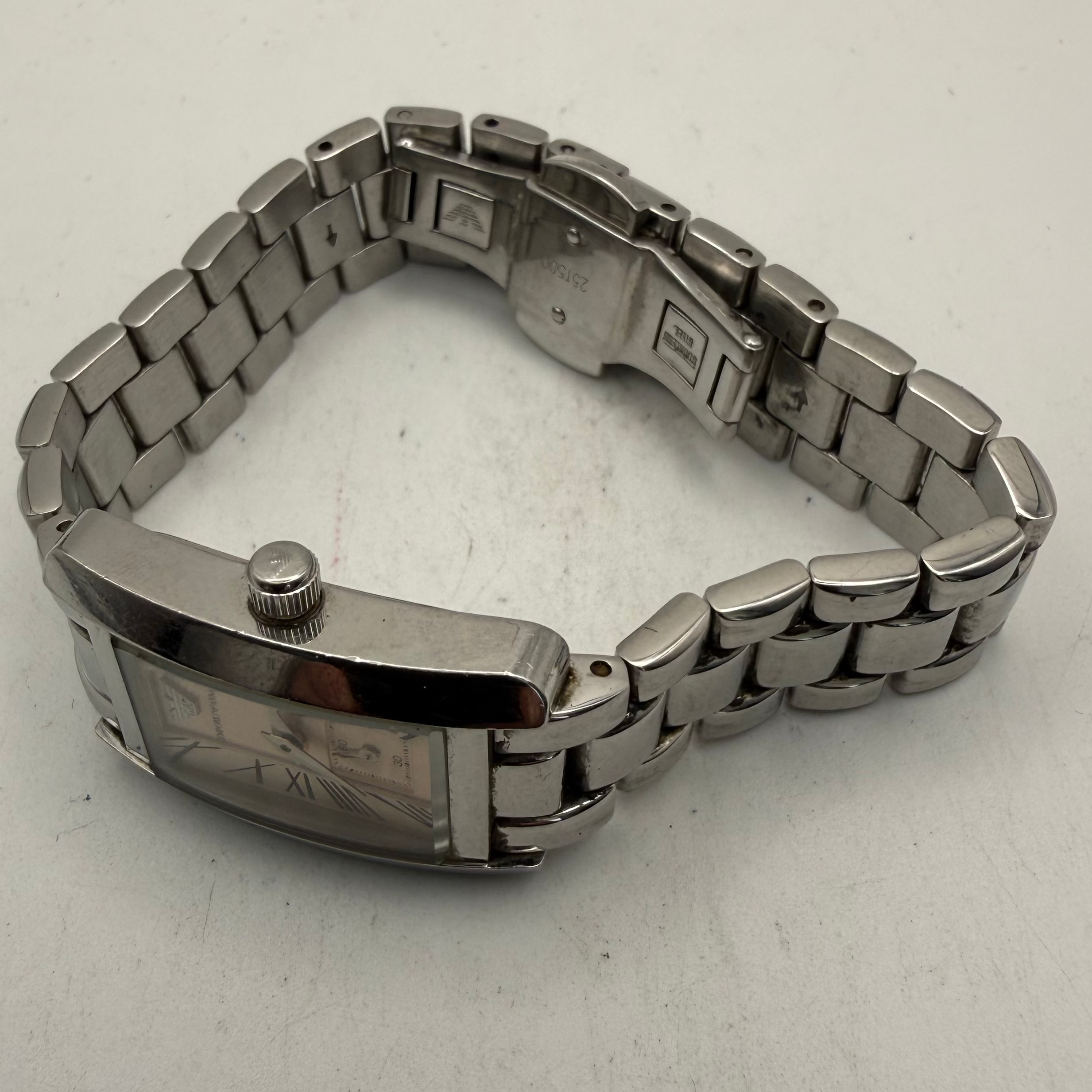 Emporio Armani AR-0172 Ladies Stainless Steel Quartz Watch (Fully Tested and Working- £25.00
