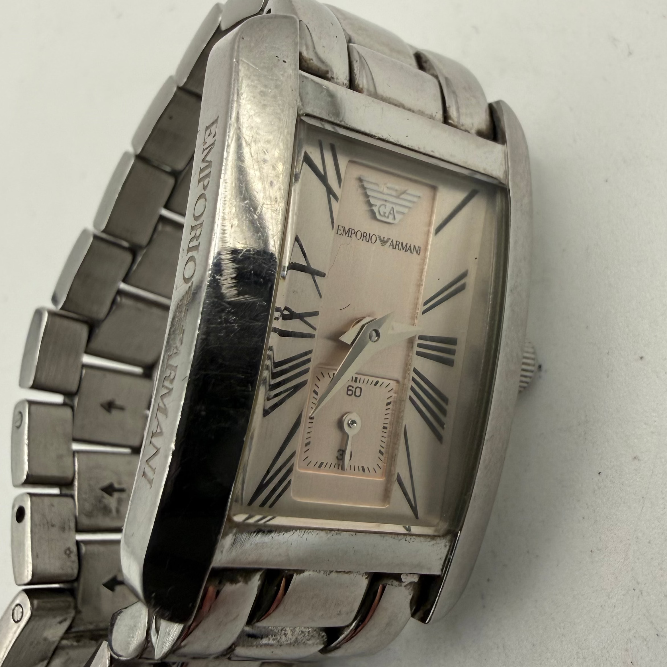 Emporio Armani AR-0172 Ladies Stainless Steel Quartz Watch (Fully Tested and Working- £25.00
