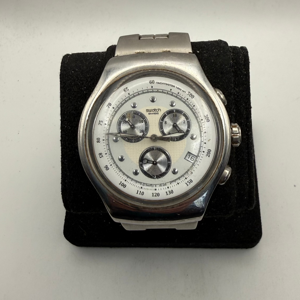 Rare Vintage Swatch Irony Chronograph AG 2005 Quartz Watch (Fully Tested and Working)- £20.00
