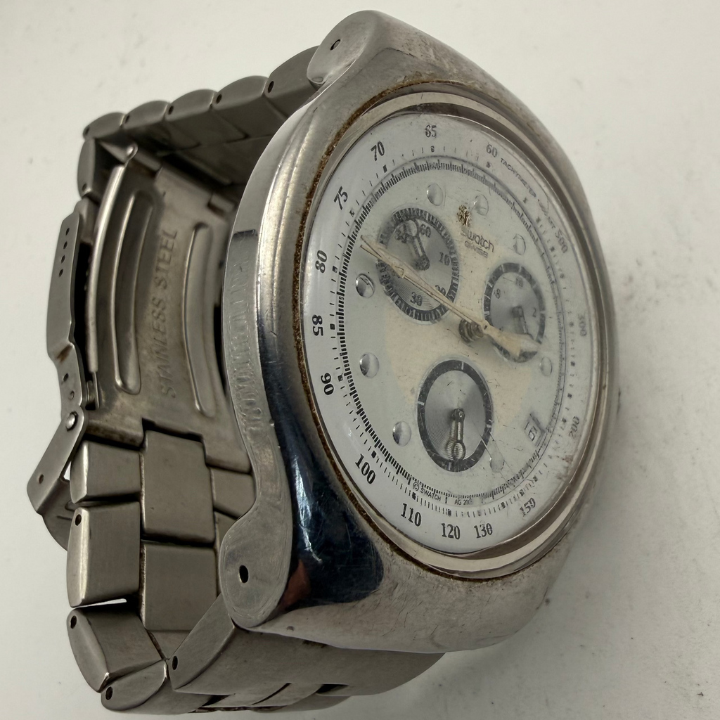 Rare Vintage Swatch Irony Chronograph AG 2005 Quartz Watch (Fully Tested and Working)- £20.00