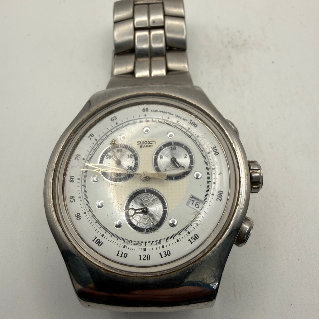 Rare Vintage Swatch Irony Chronograph AG 2005 Quartz Watch (Fully Tested and Working)- £20.00