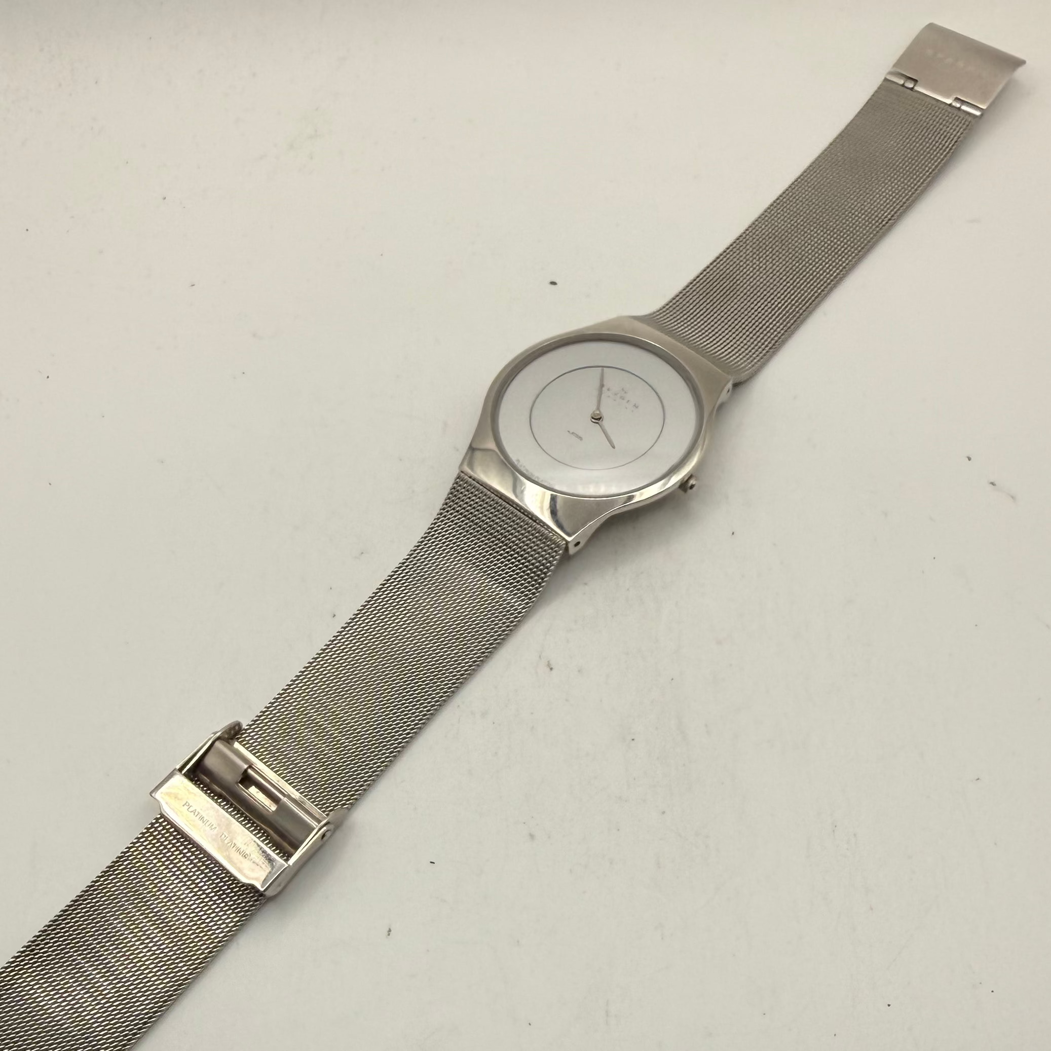 Skagen Denmark 20th Anniversary Limited Edition 3941/4000 Mesh Bracelet Watch (Fully Tested and Working)- £40.00