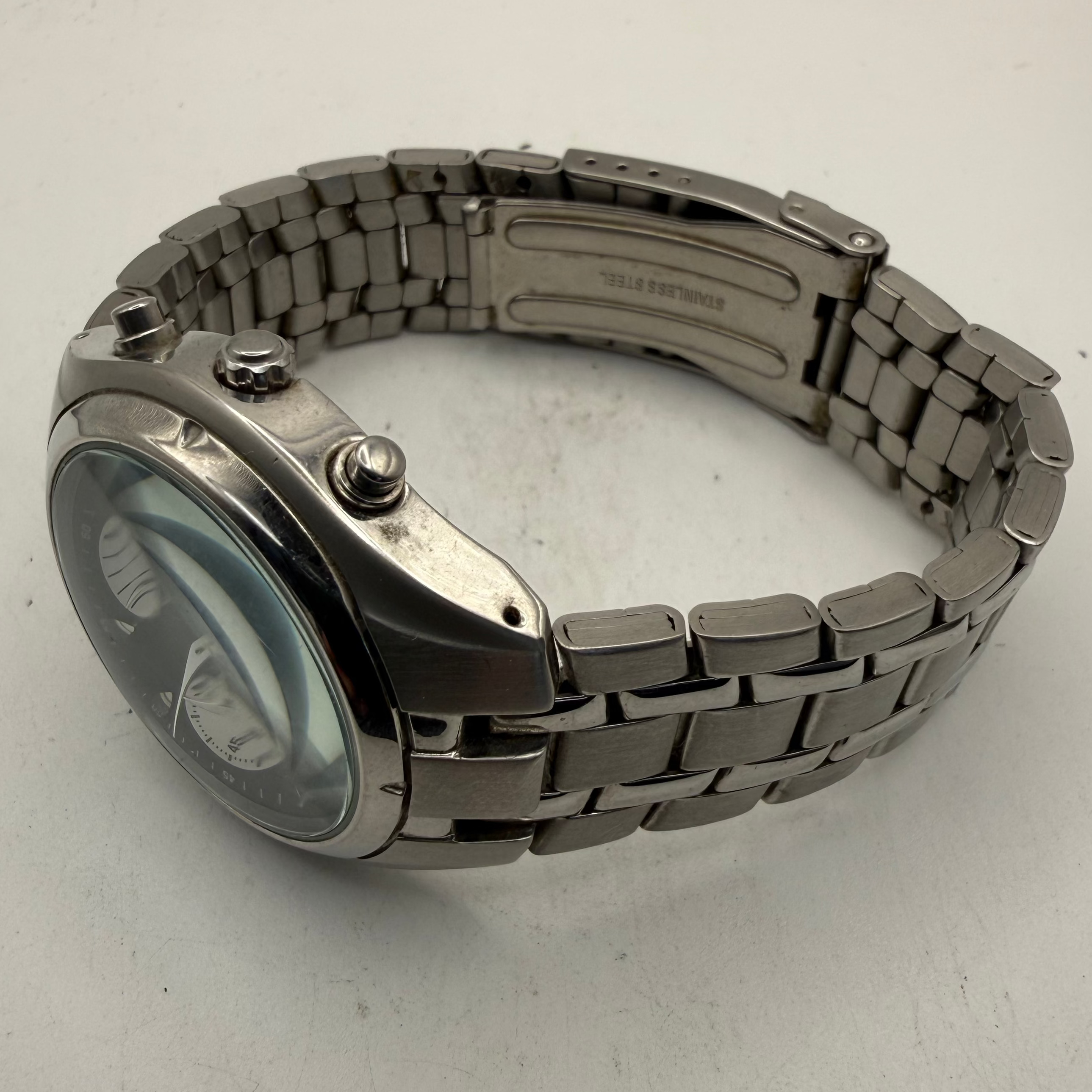 Lorus Chronograph 100m Stainless Steel Men's Watch (Fully Tested and Working)- £40.00
