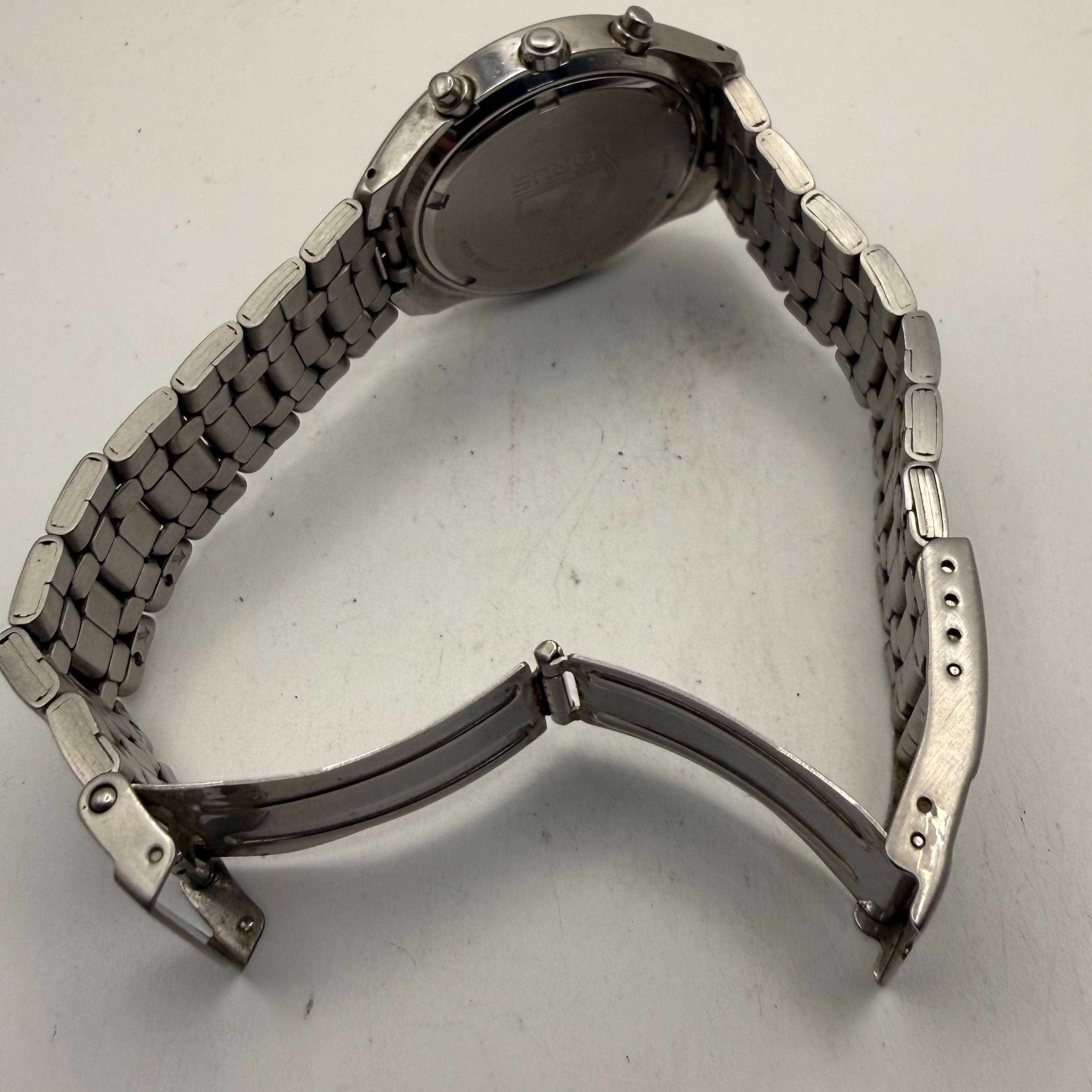 Lorus Chronograph 100m Stainless Steel Men's Watch (Fully Tested and Working)- £40.00