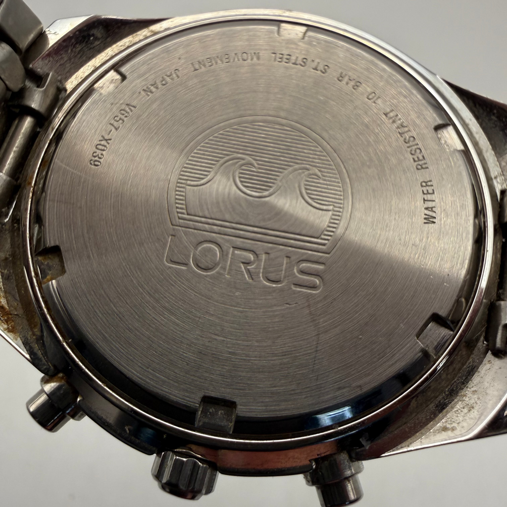 Lorus Chronograph 100m Stainless Steel Men's Watch (Fully Tested and Working)- £40.00