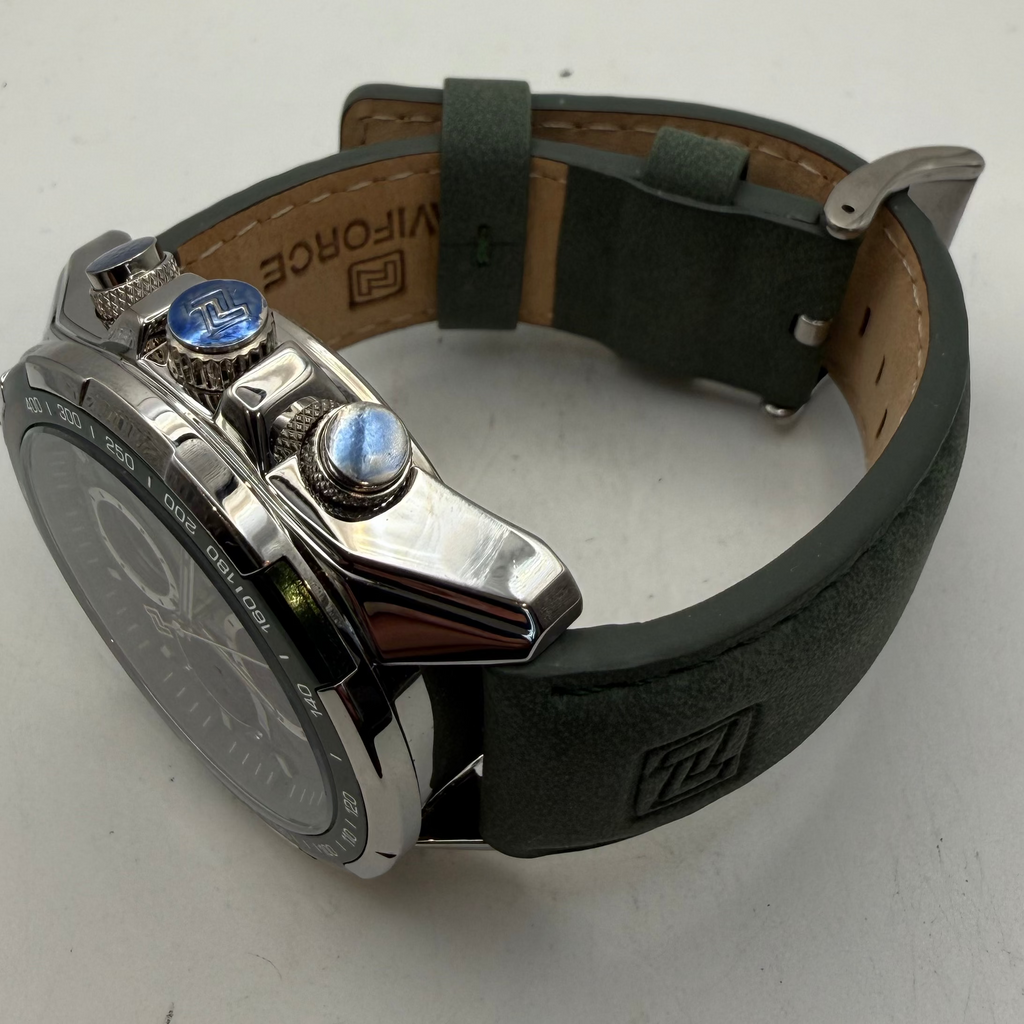 Naviforce Men's Ana-Digi Green Dial Watch (Fully Tested and Working)- £35.00
