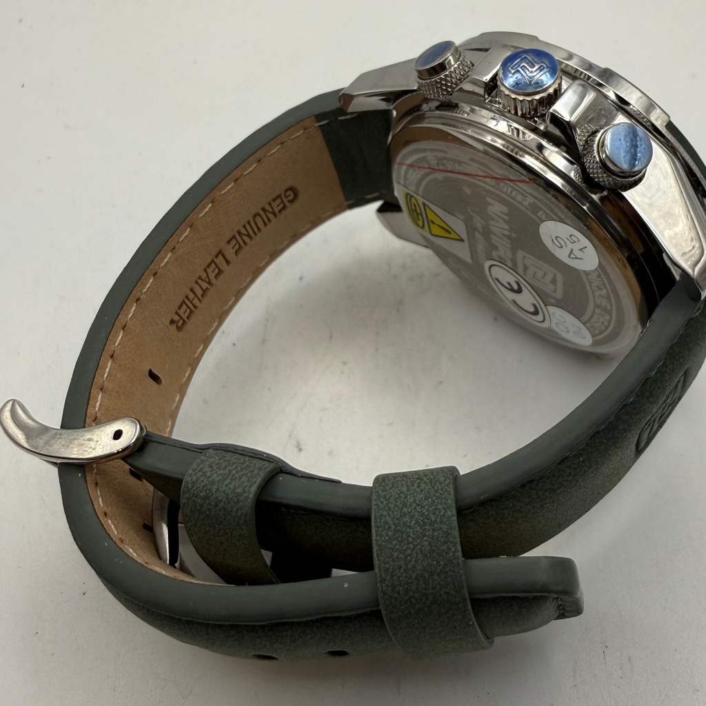 Naviforce Men's Ana-Digi Green Dial Watch (Fully Tested and Working)- £35.00