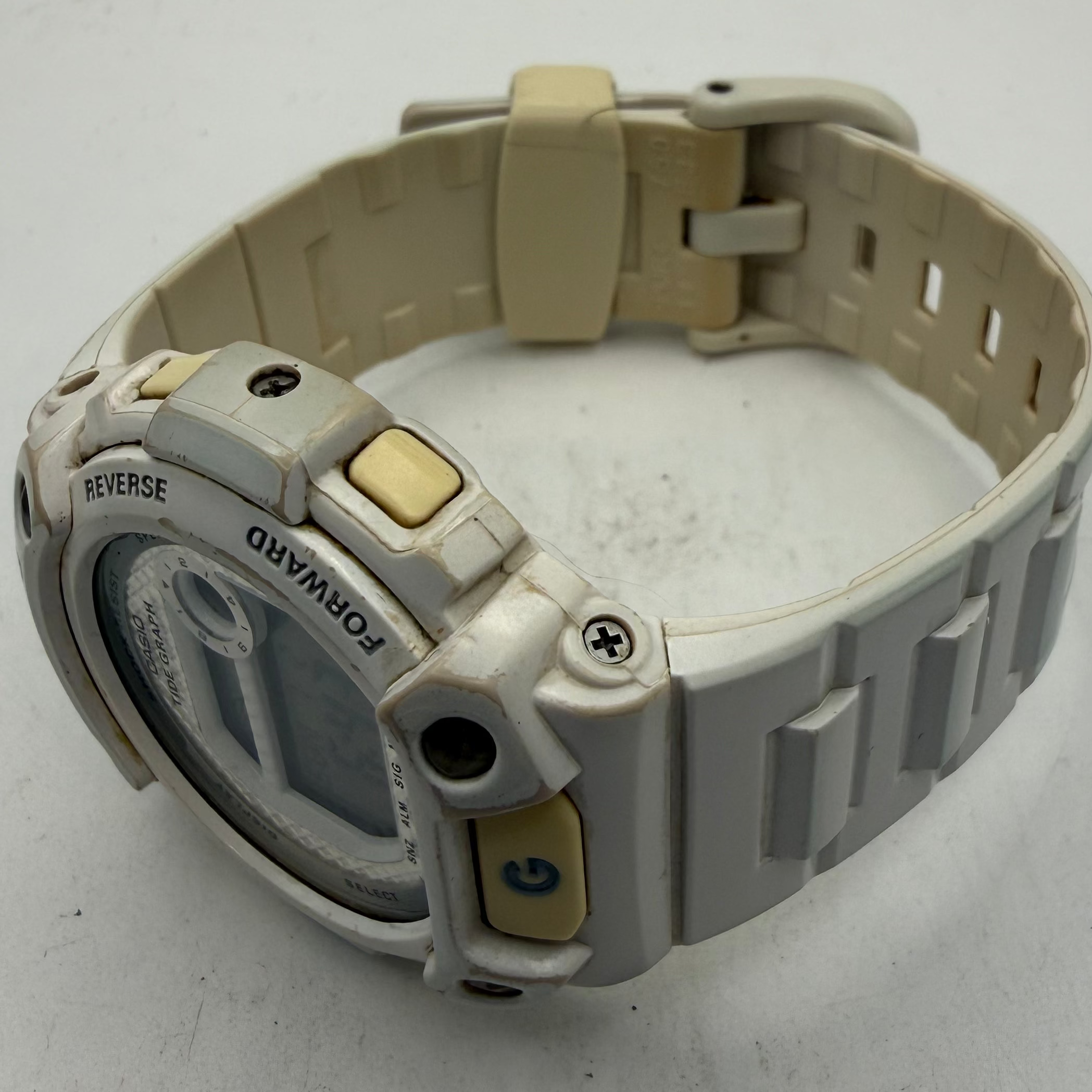 Casio Baby-G BLX-100 Tide Graph White Digital Watch 20 BAR (Fully Tested and Working)- £25.00
