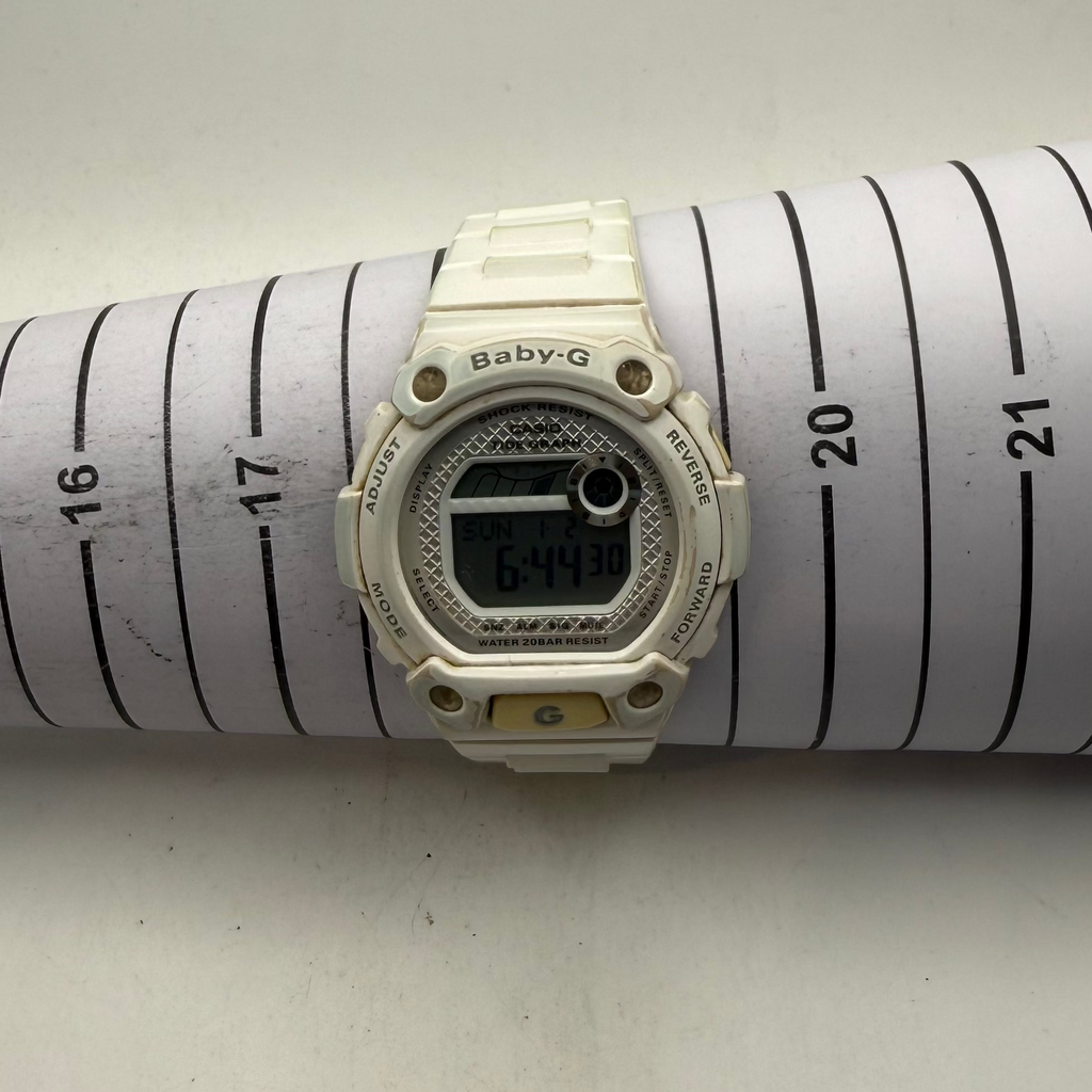 Casio Baby-G BLX-100 Tide Graph White Digital Watch 20 BAR (Fully Tested and Working)- £25.00