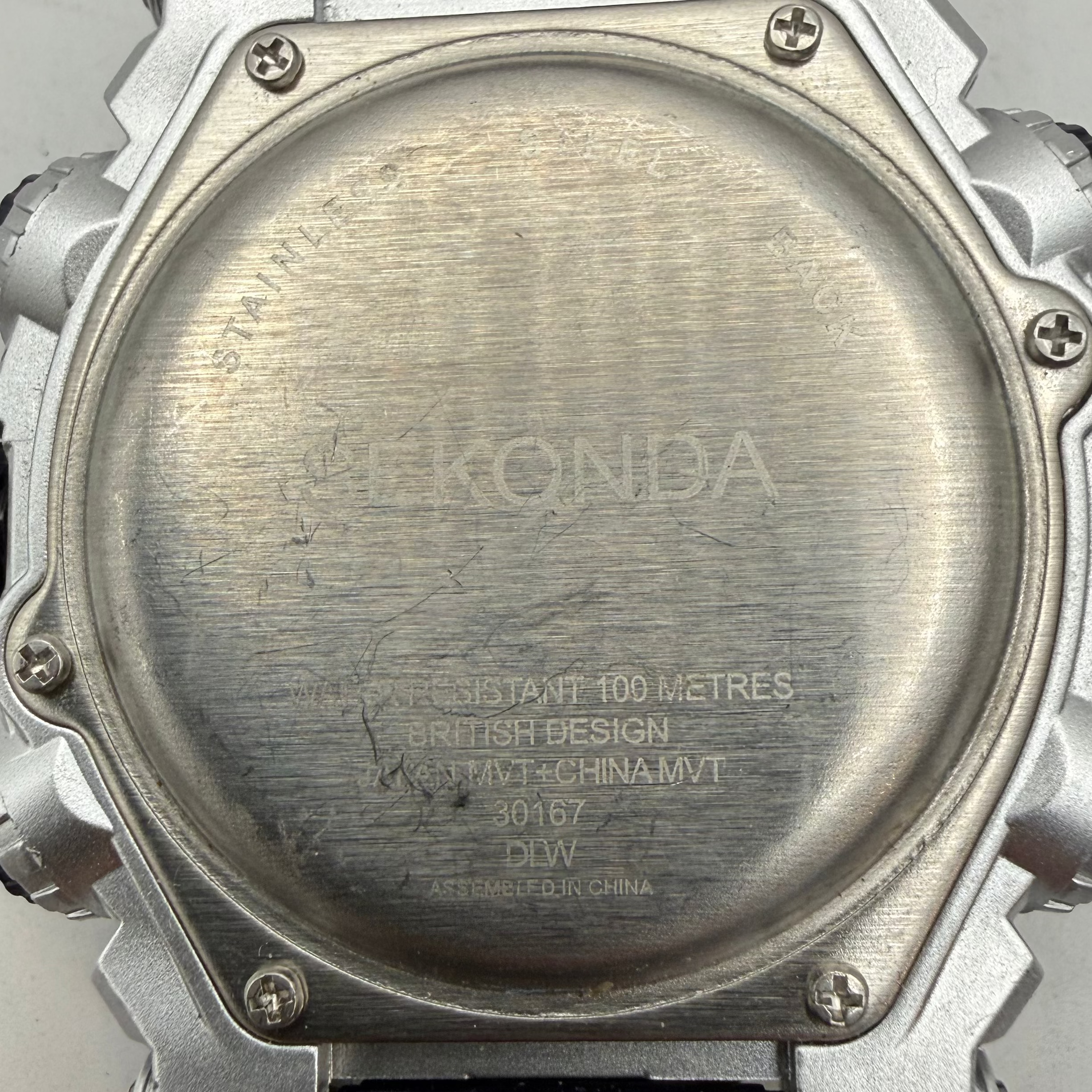 Sekonda Chrono-Alarm WR100M Ana-Digi Men's Watch Black Blue 30167 (Fully Tested and Working)- £40.00