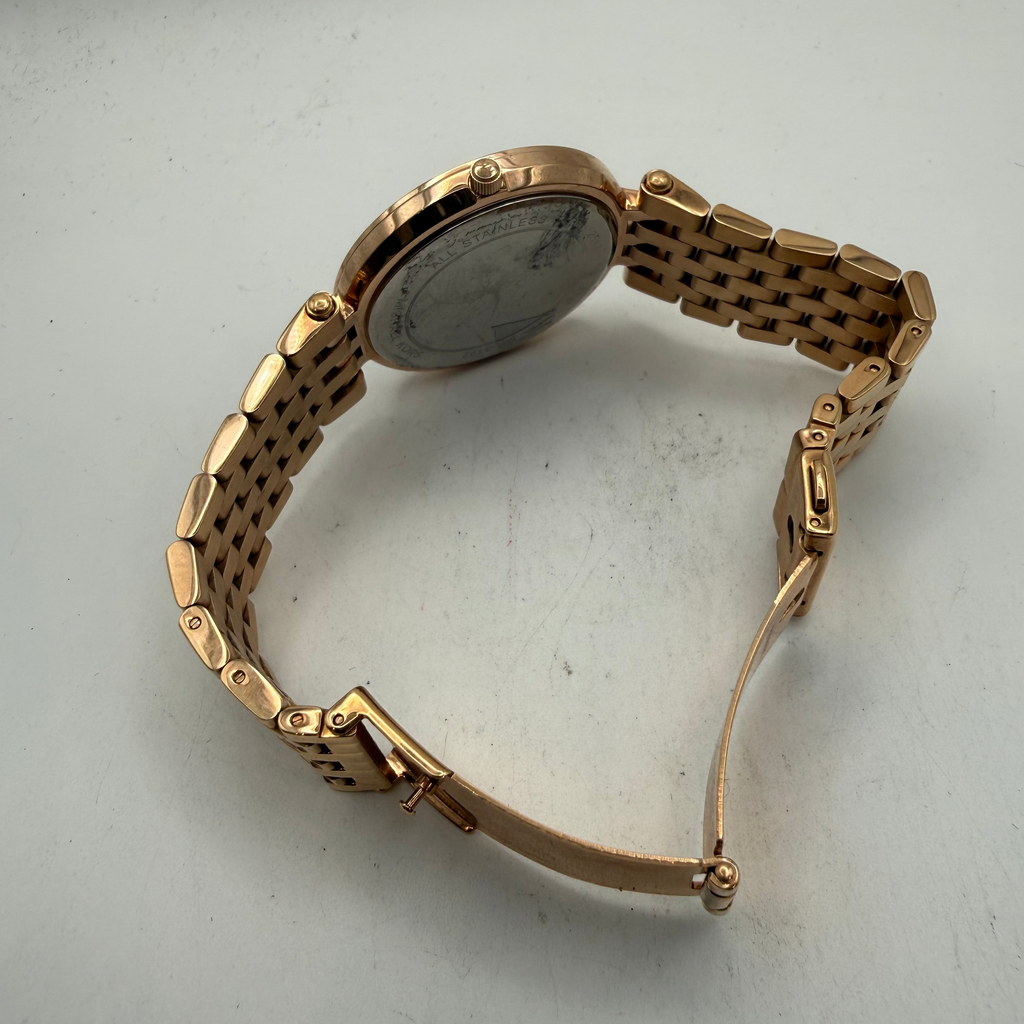 Michael Kors MK-3192 Rose Gold Crystal Bezel Ladies Watch (Fully Tested and Working)- £25.00
