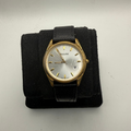 Accurist Vintage Gold Tone Date Quartz Men's Watch Black Leather Strap (Fully Tested and Working)- £20.00